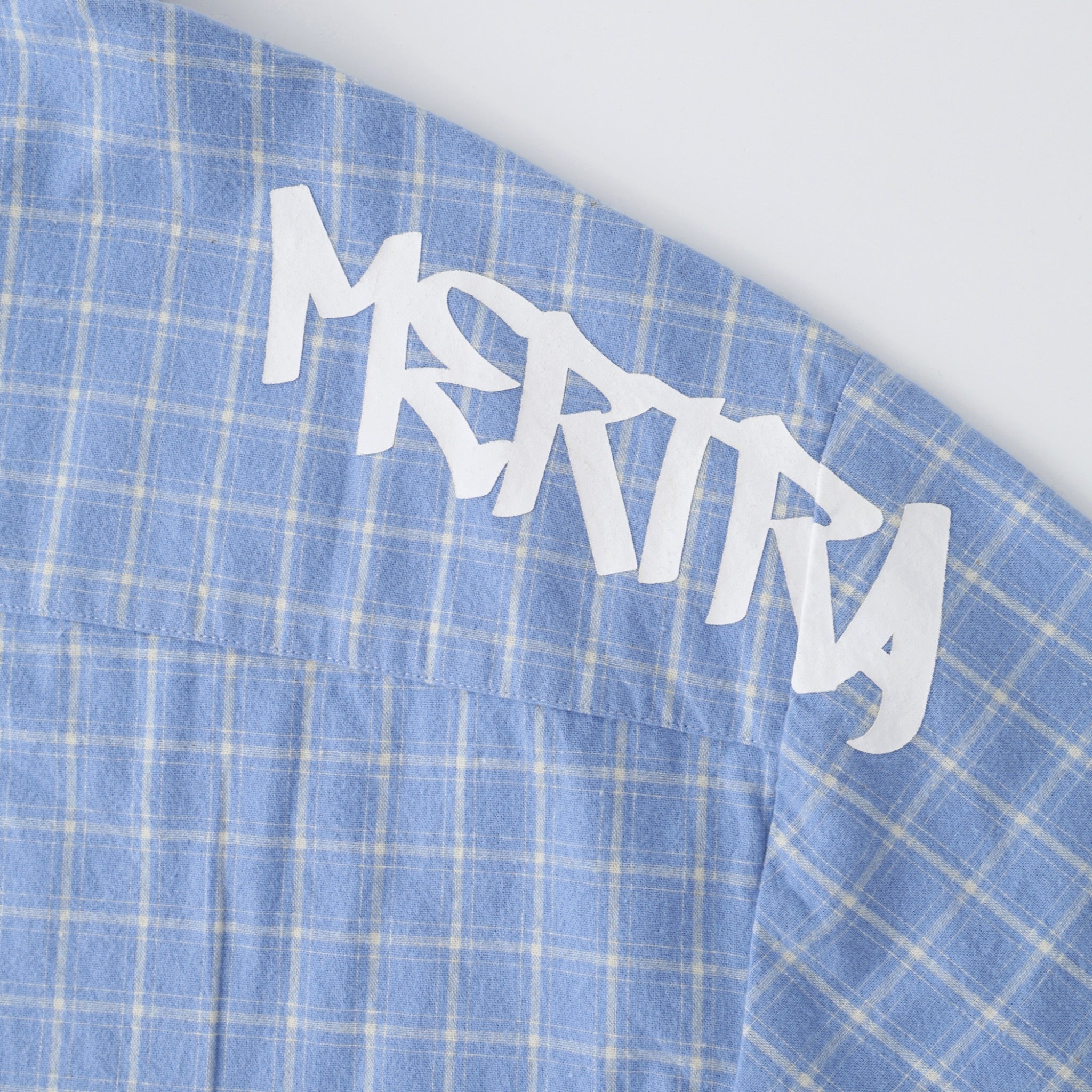 OFFCODE ARCHIVE USA Men's Plaid Shirt Light Blue
