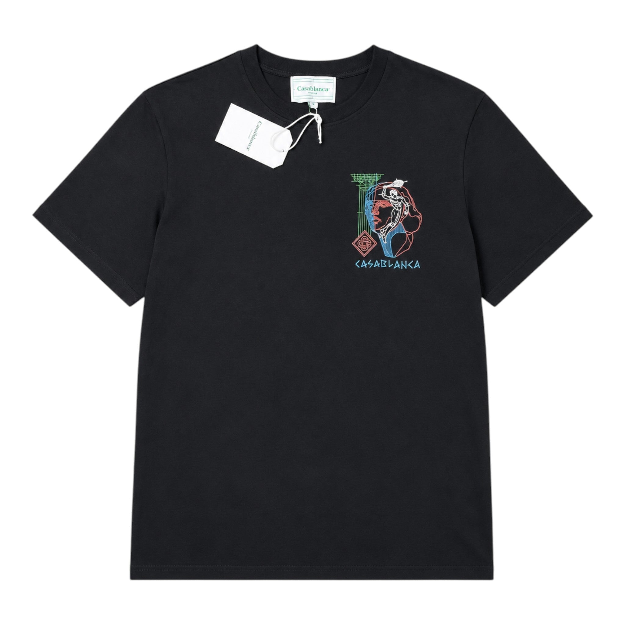 Casablanca Olympic Tennis Neon Graphic T-Shirt
