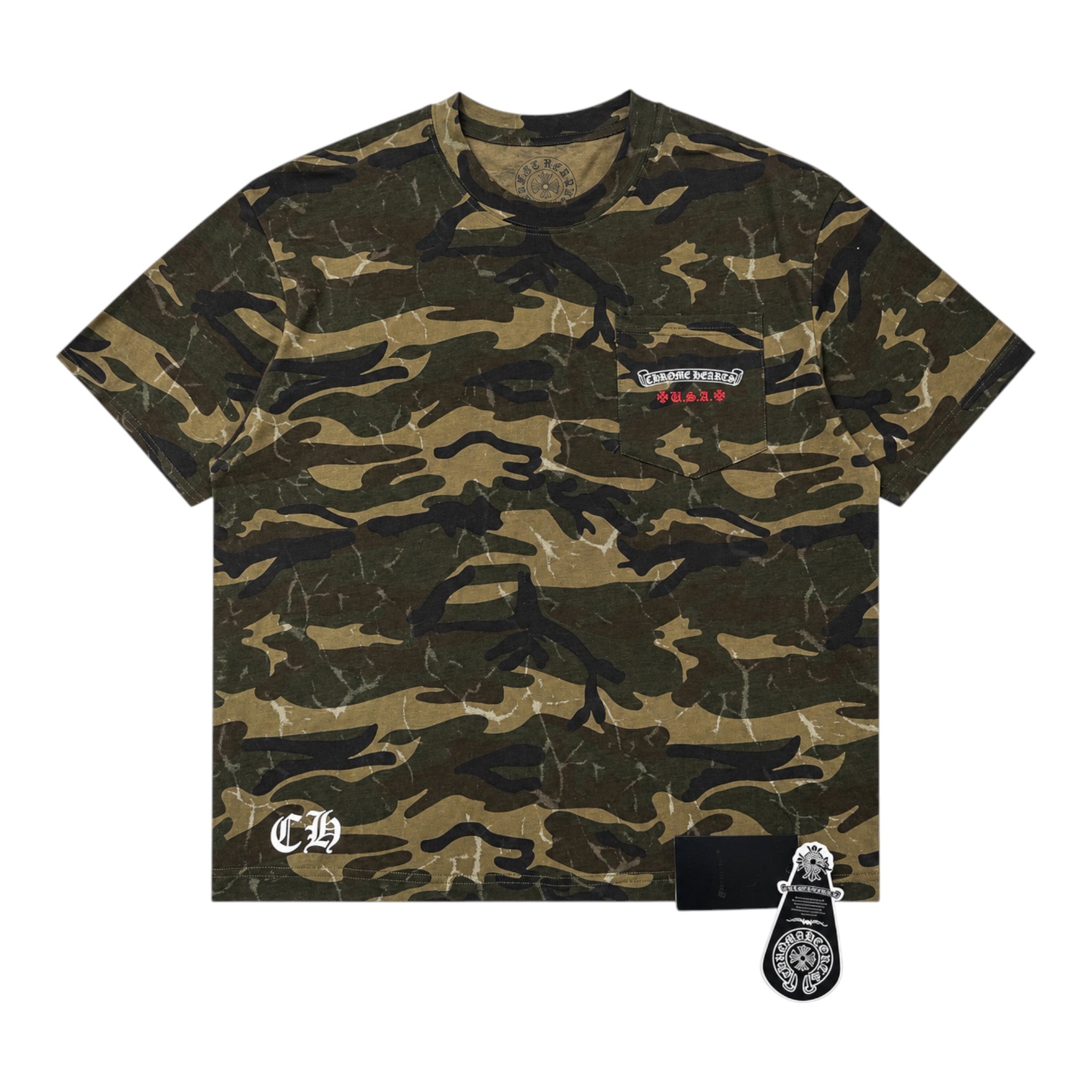 CH Camo American Flag Short-Sleeve T-Shirt