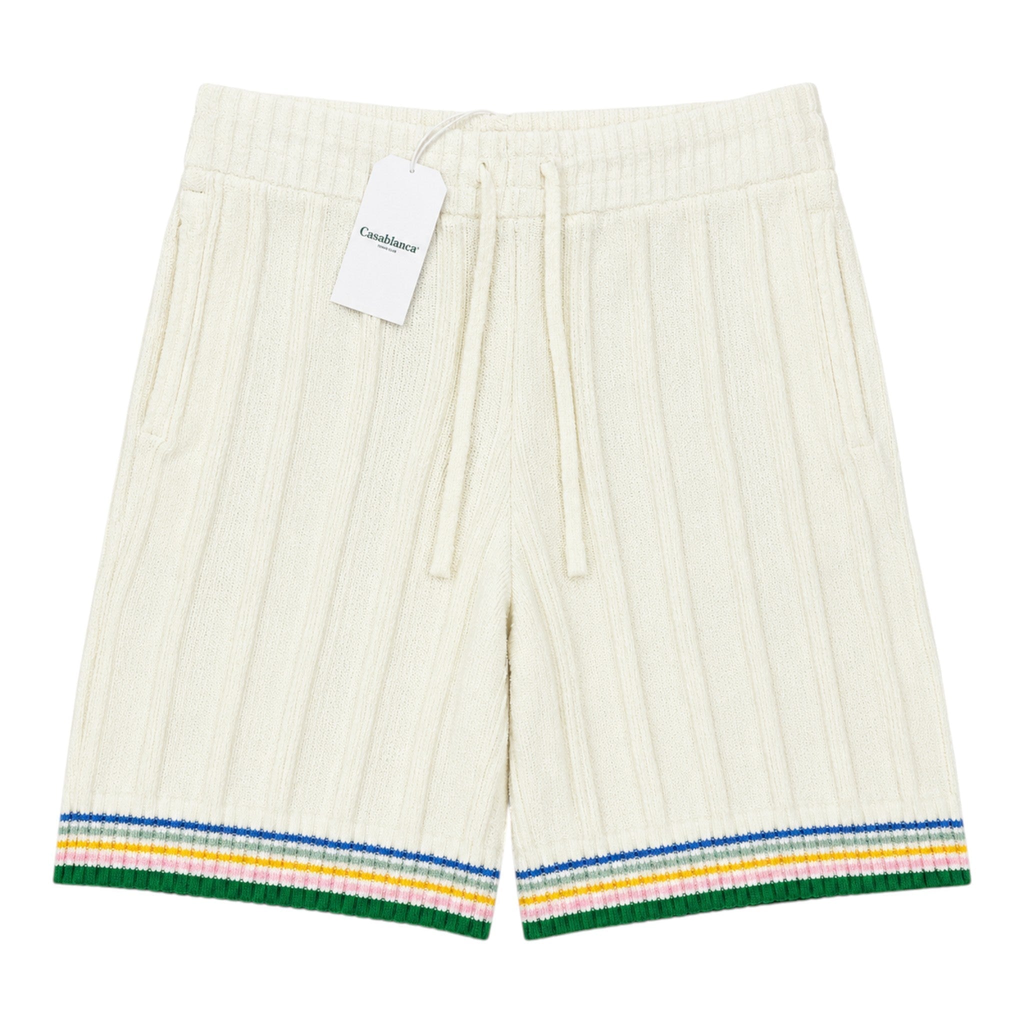 Casablanca Drawstring Stripe-Detail Track Shorts