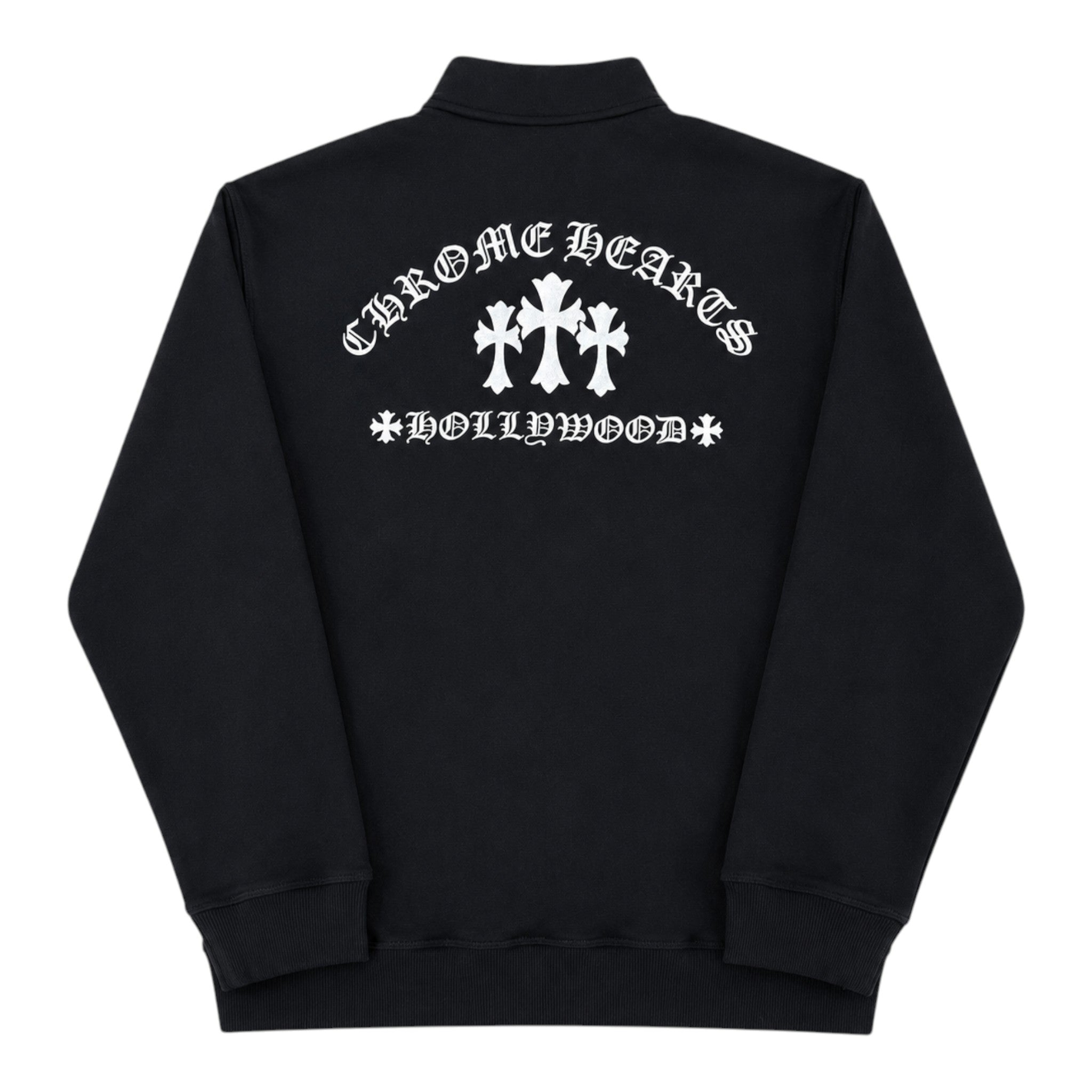 Chrome Hearts Triple Cross Hollywood Quarter Zip 'Black'