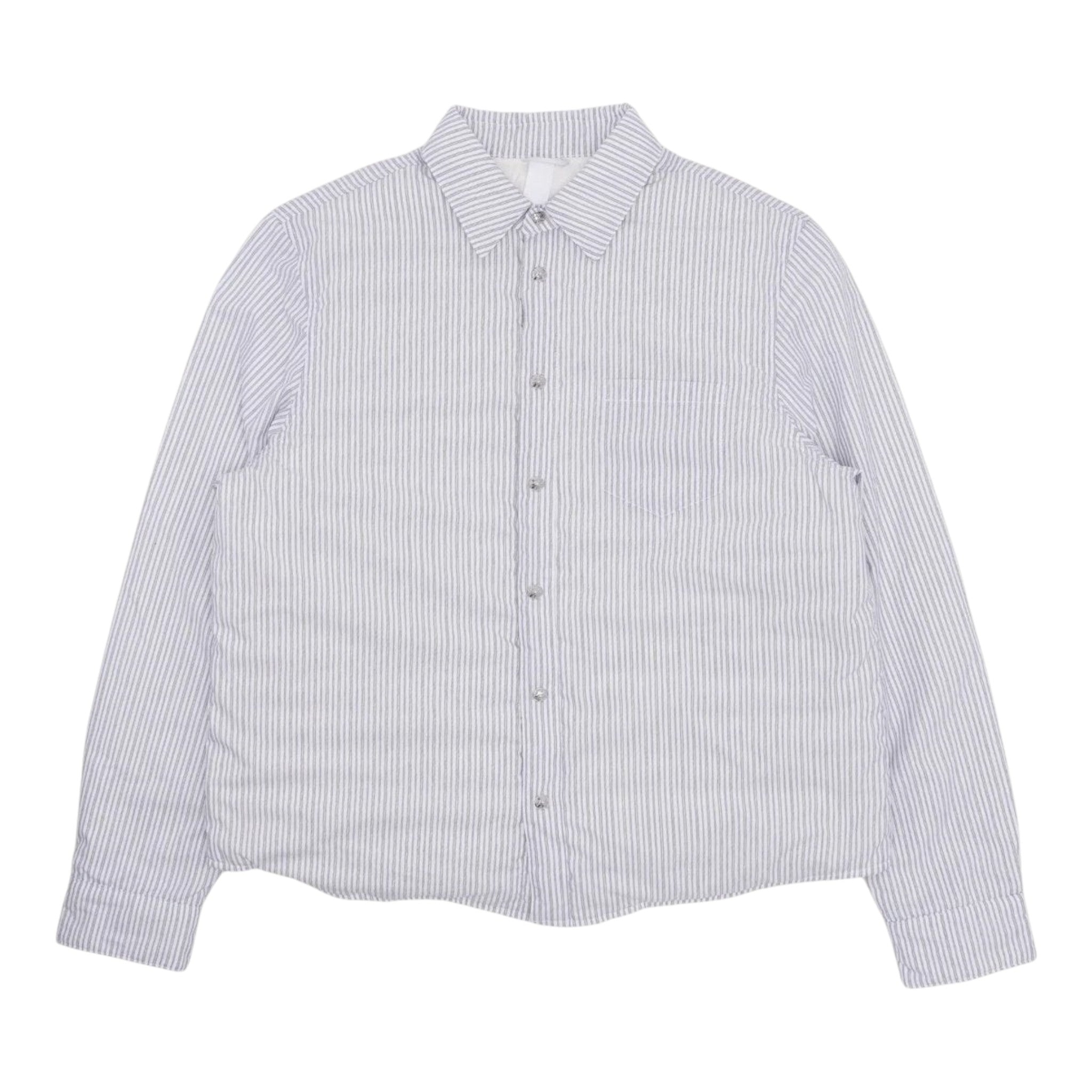 Chrome Hearts Striped Insulated Shirt Jacket