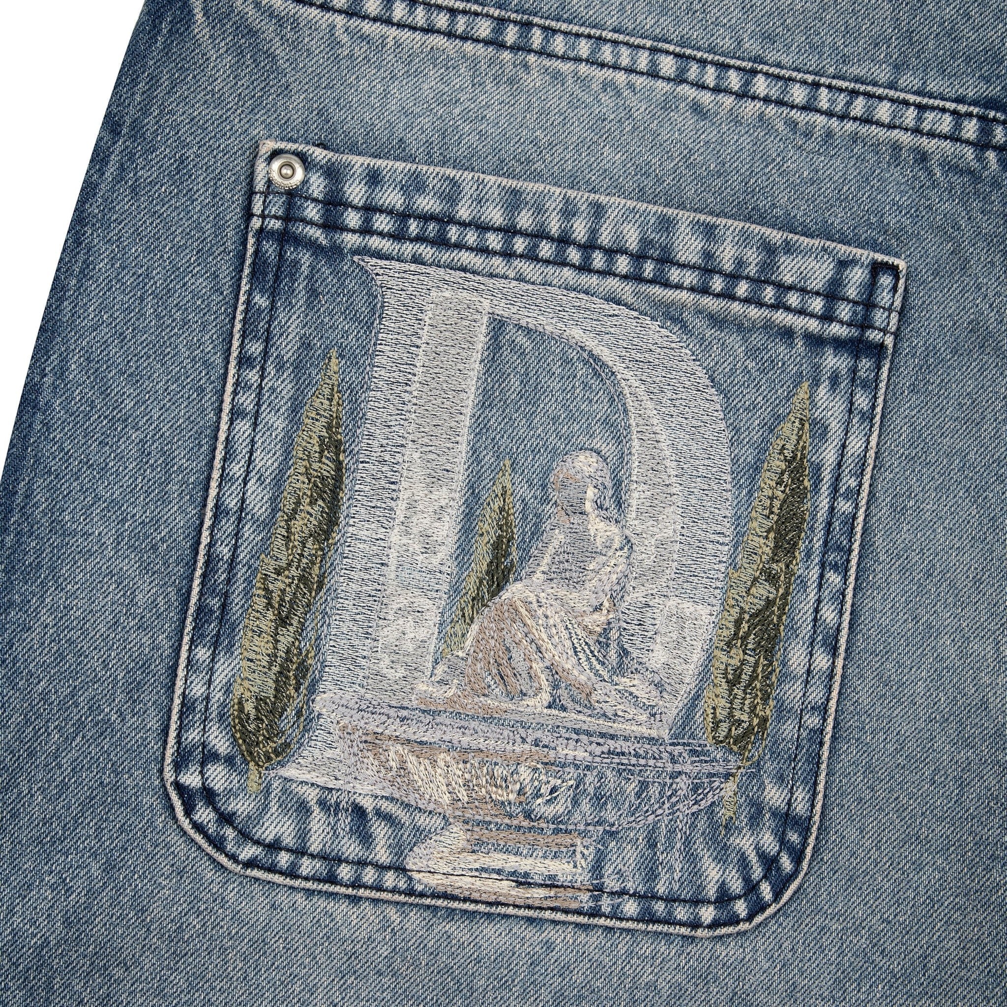 OFFCODE ARCHIVE USA Men's Gallery Washed Denim Jeans Indigo