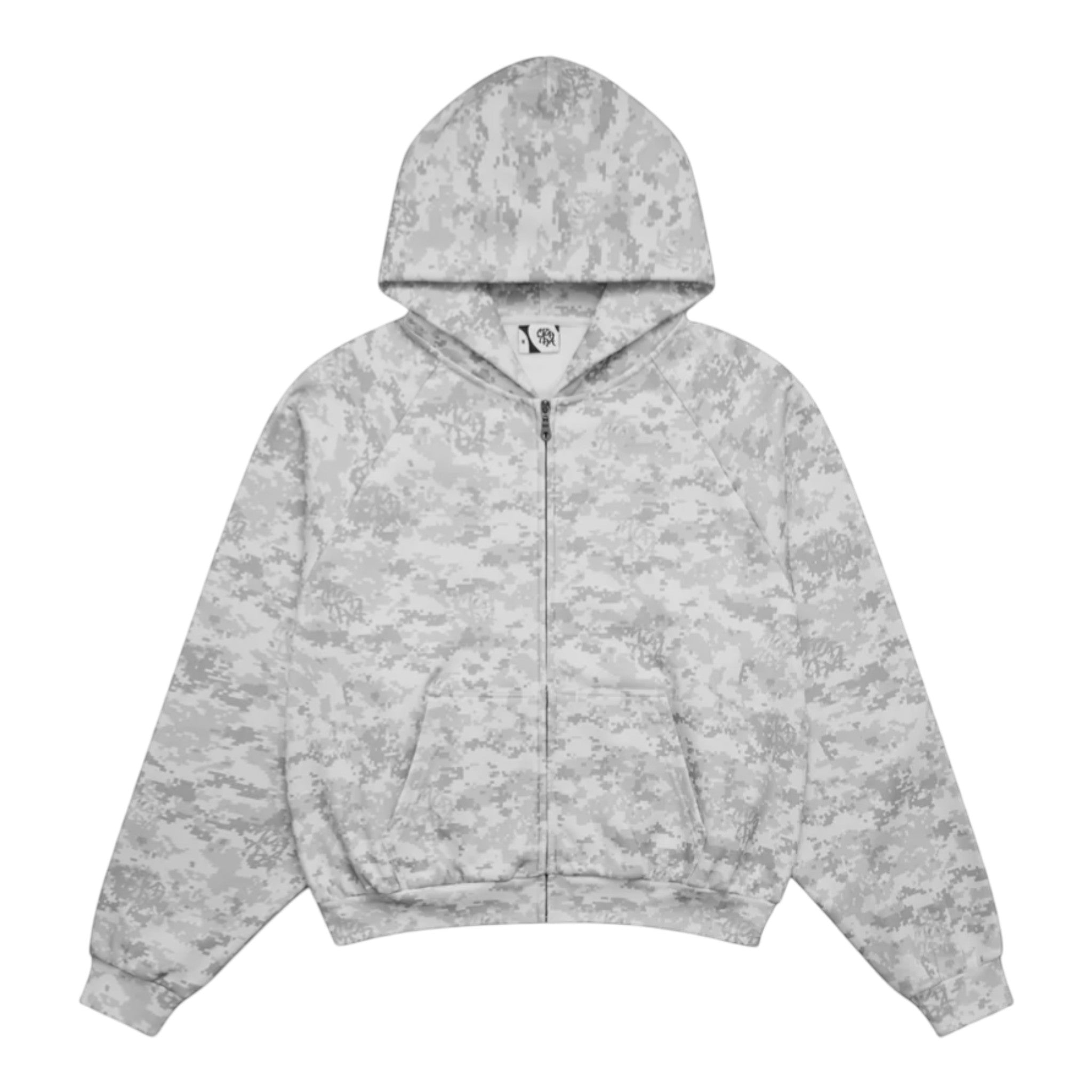 Glitch Hood (Light Grey)