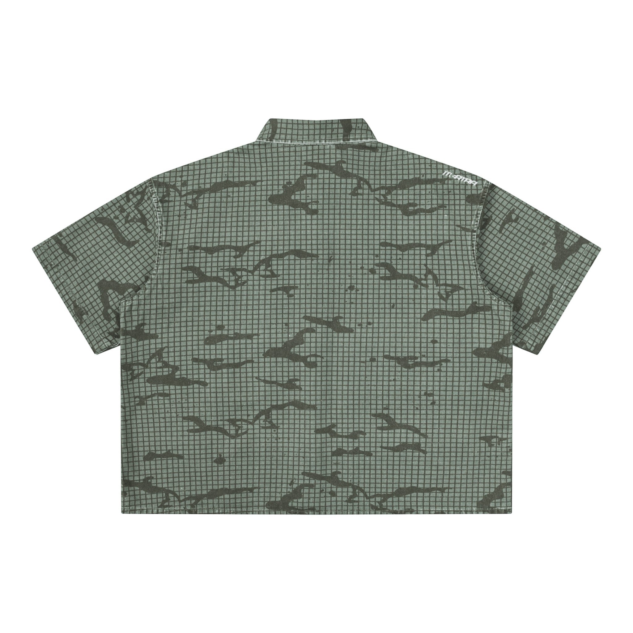 OFFCODE ARCHIVE USA Men's Grid Camo Shirt