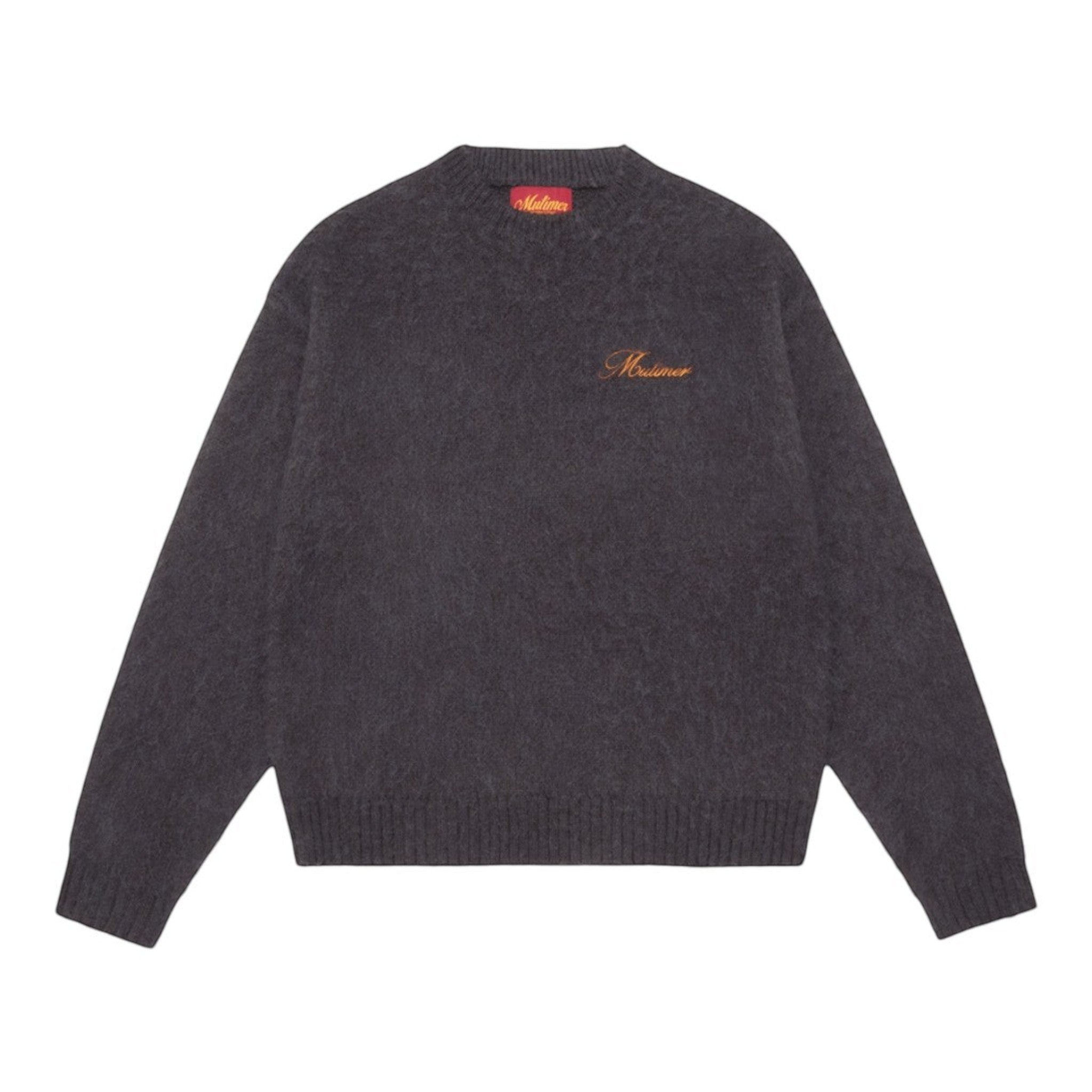 Shaggy Mohair Knit (Charcoal)