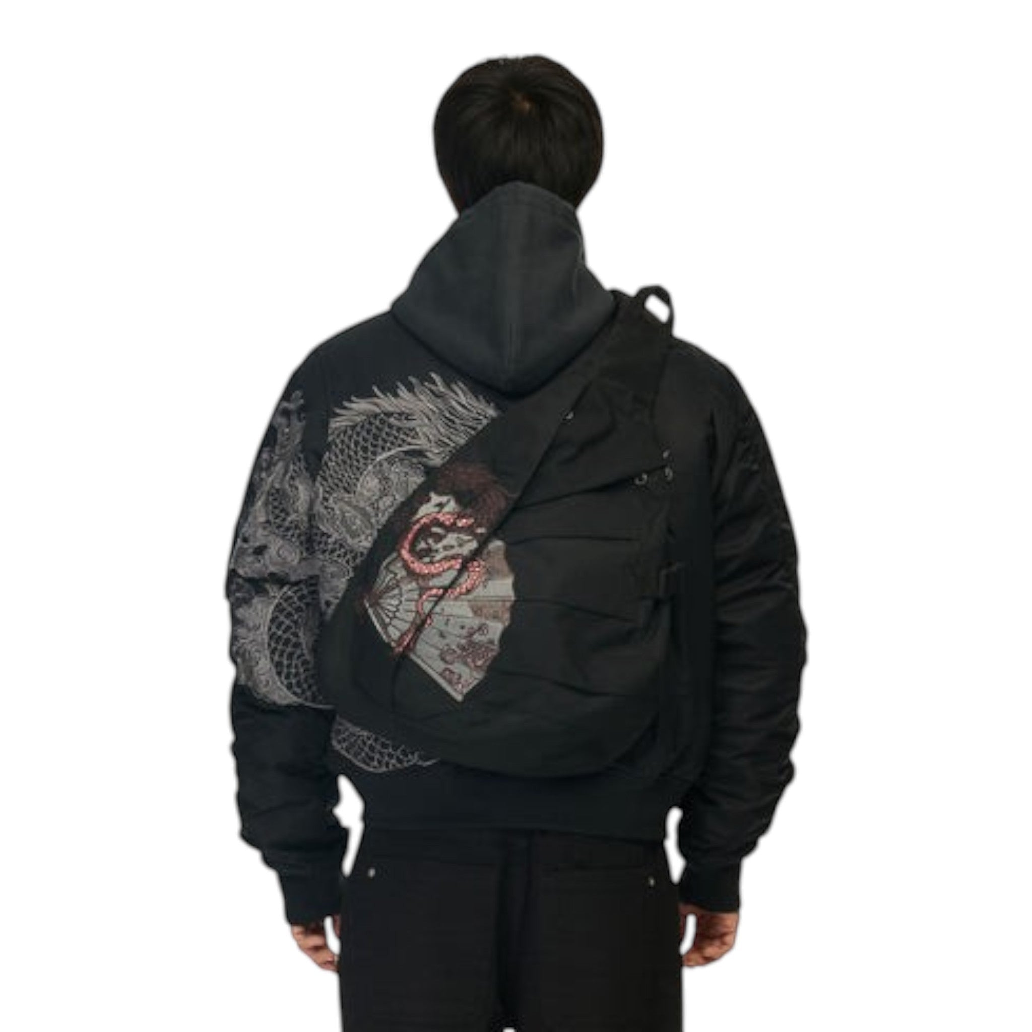 OFFCODE ARCHIVE USA Yakuza Sling Bag Black