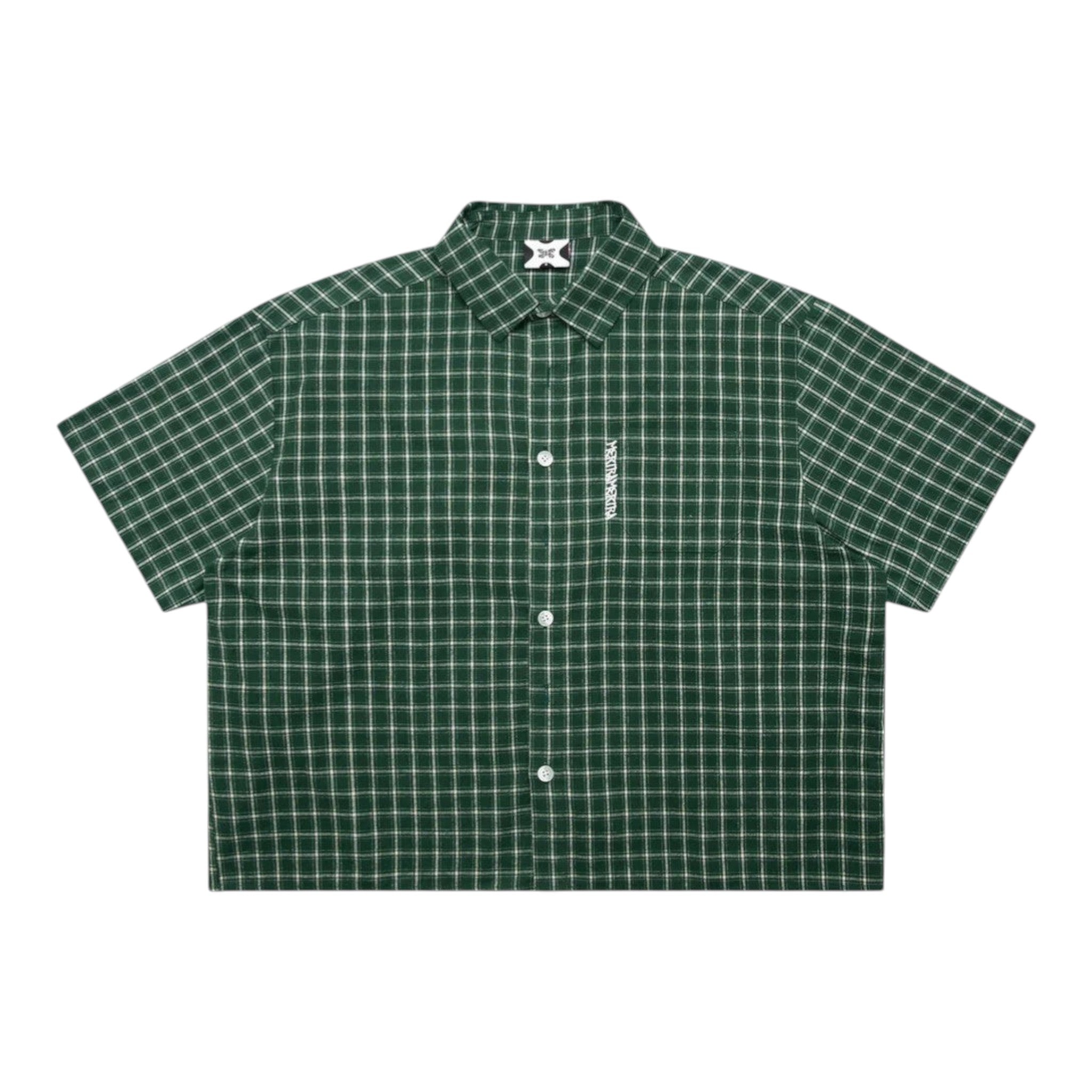 OFFCODE ARCHIVE USA Men's Plaid Shirt Black