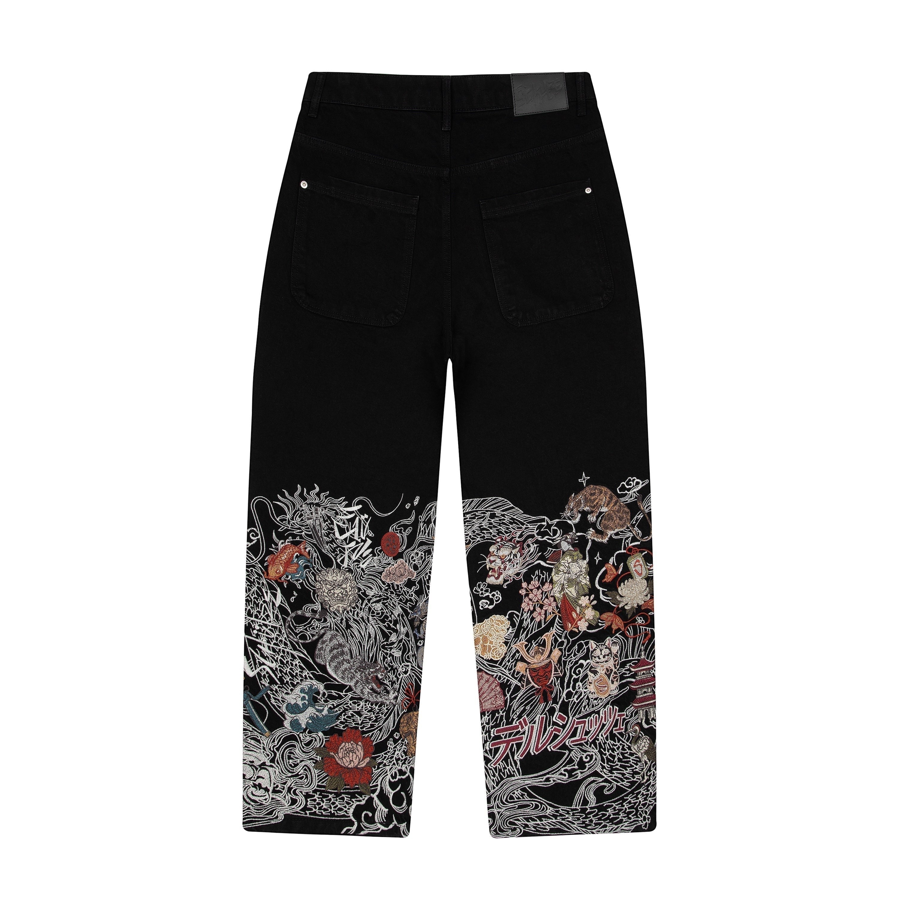 OFFCODE ARCHIVE USA Men's Yakuza Denim Black 02