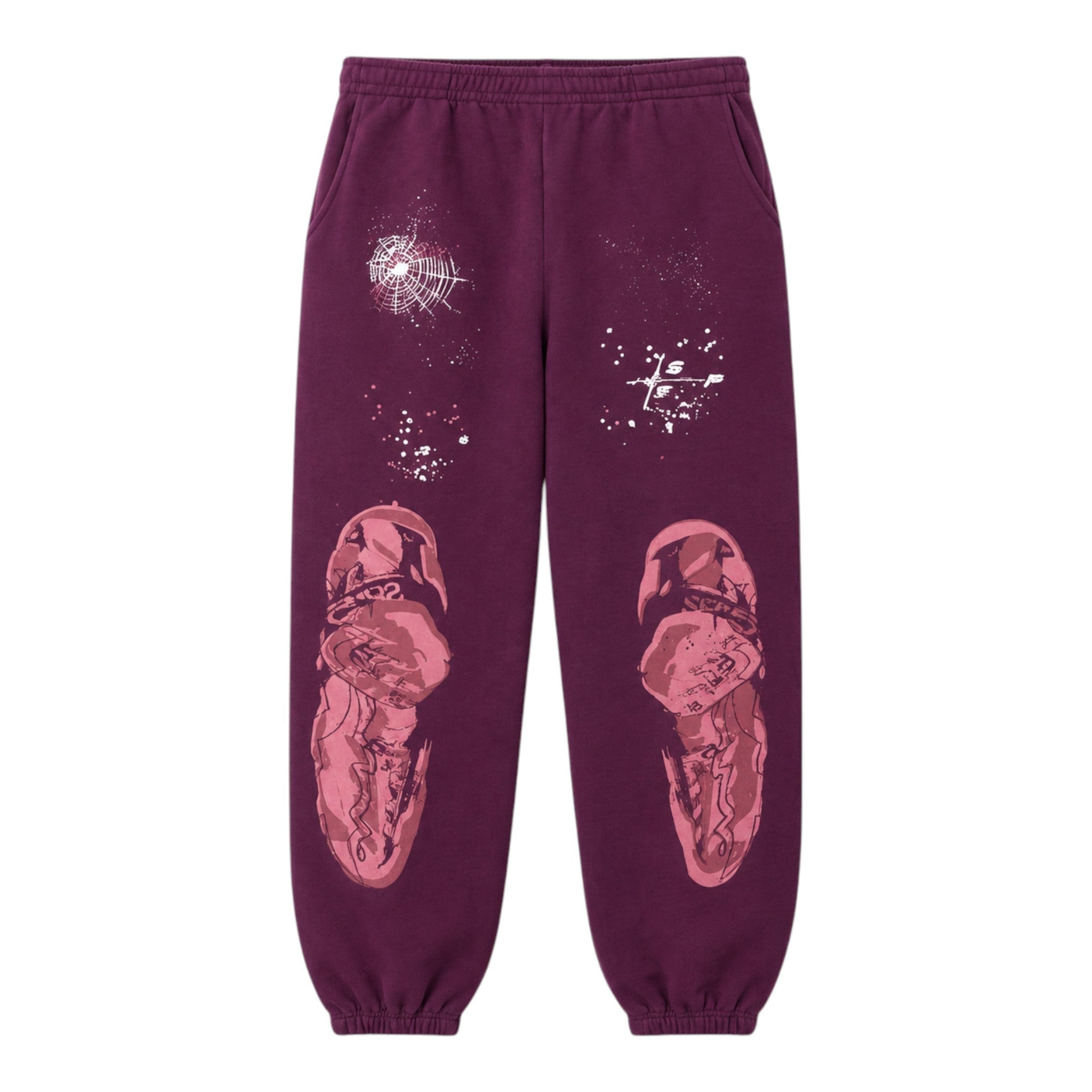 SP5DER NOCTURNAL HIGHWAY SWEATPANT DARK PURPLE