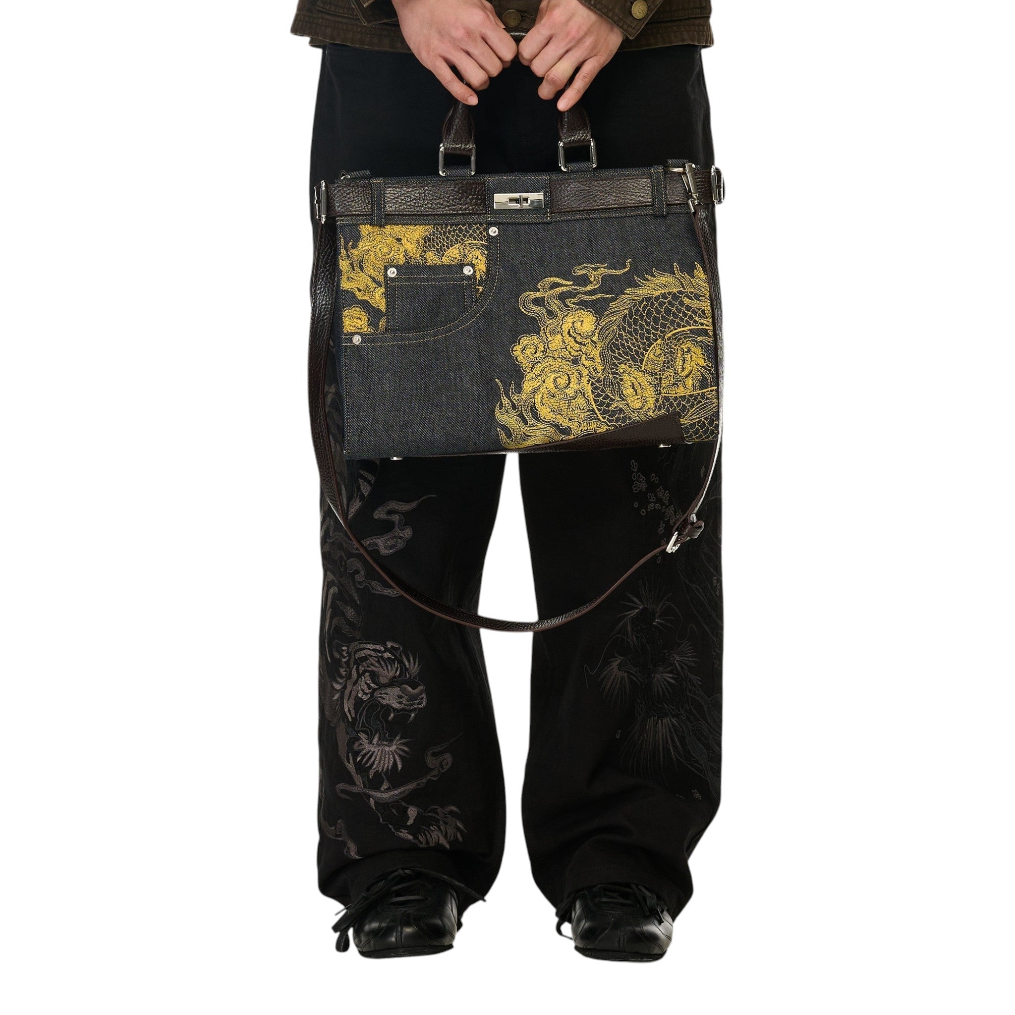 OFFCODE ARCHIVE USA Yakuza V2 Handbag Black