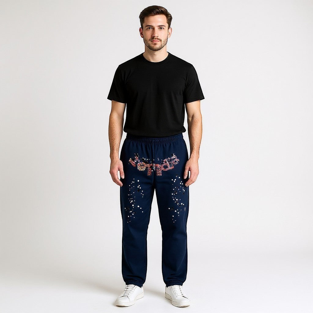 Sp5der Adult Sweatpants Navy