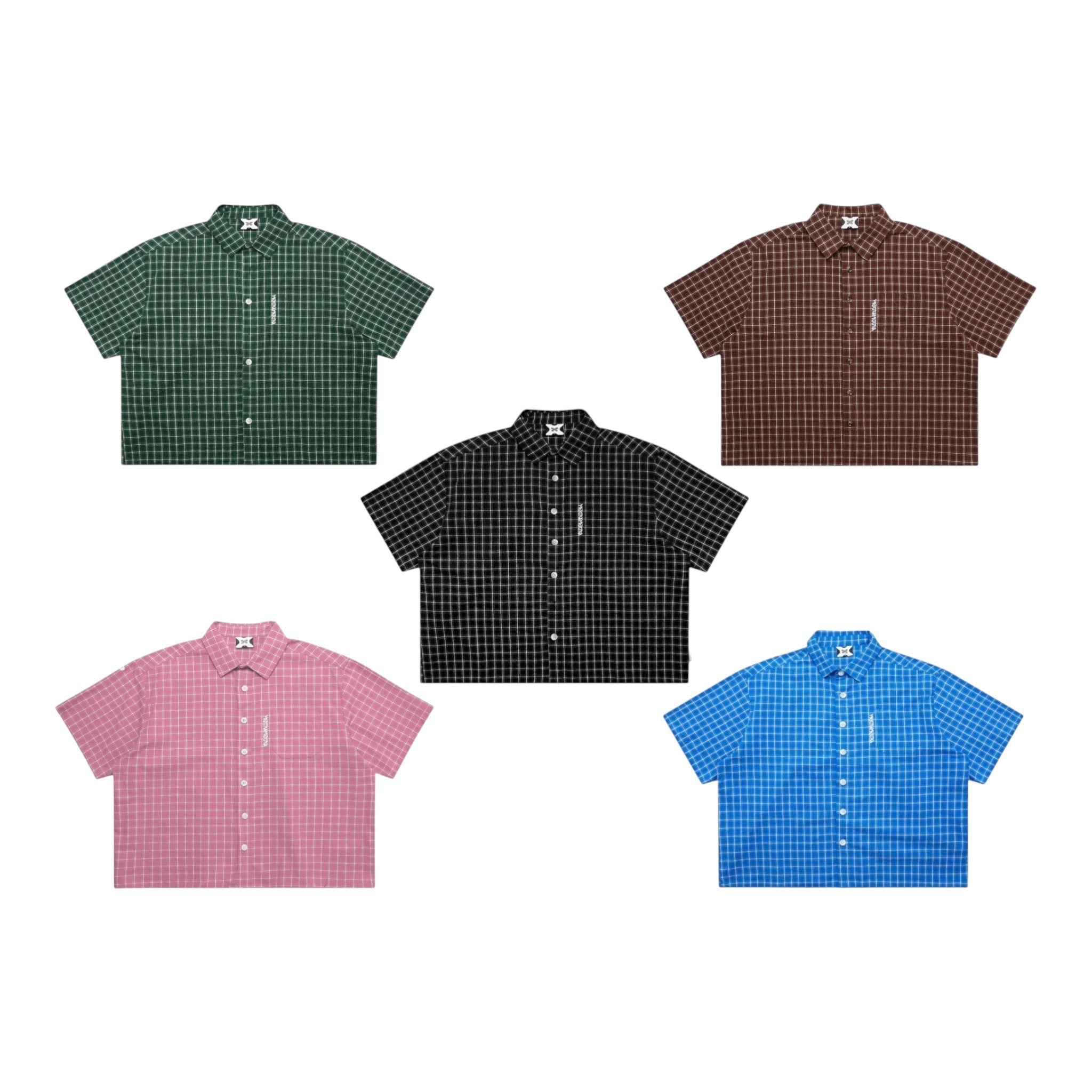 OFFCODE ARCHIVE USA Men's Plaid Shirt Black