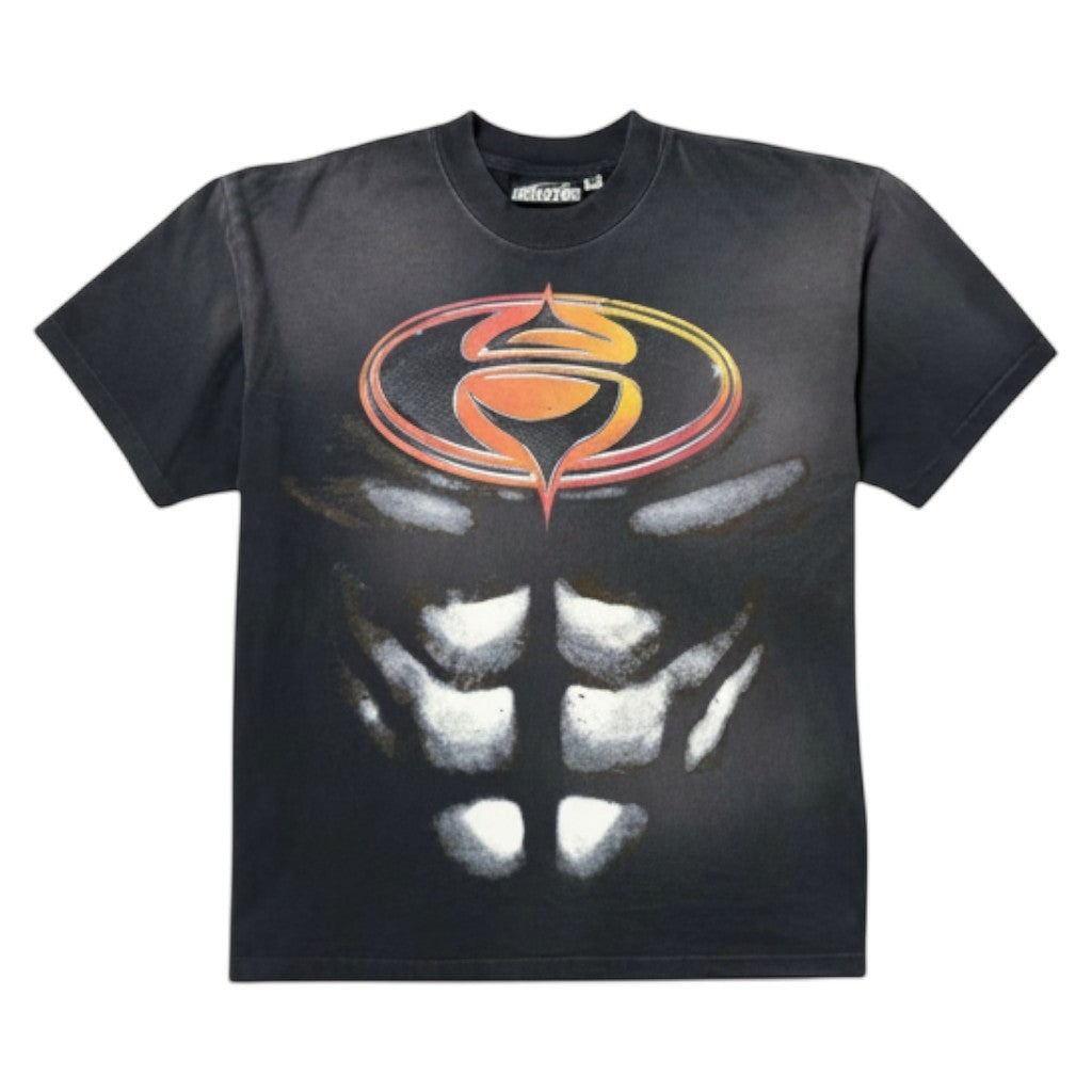 Graphic Print T-Shirt With Abstract Design
