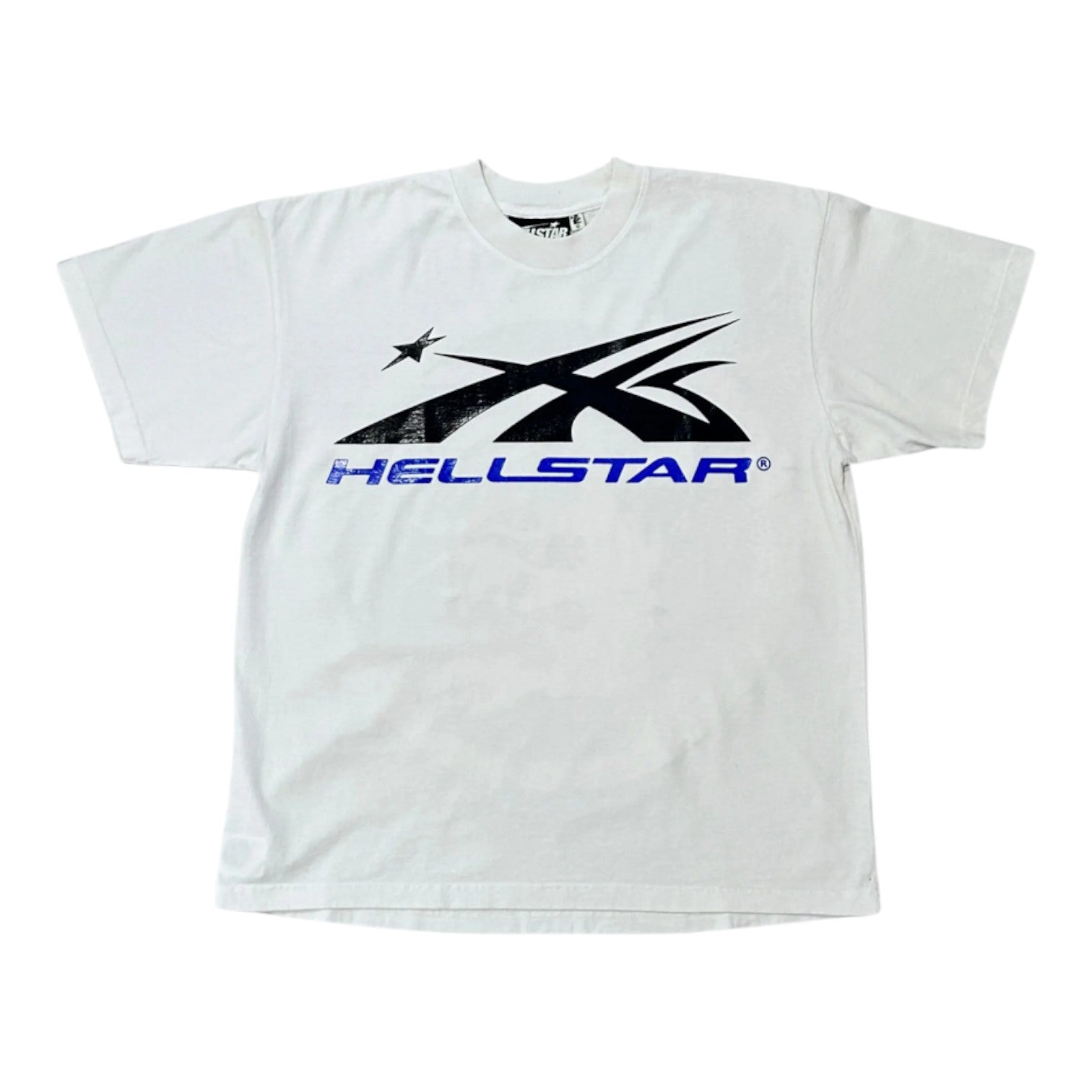 New American-style graffiti print short-sleeved shirt