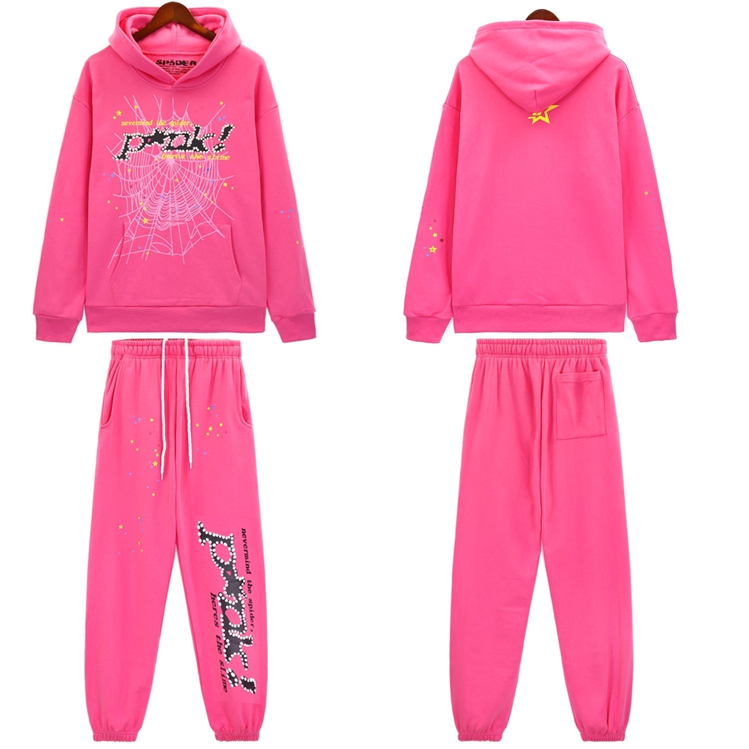 SP5DER Tracksuit “Pink”