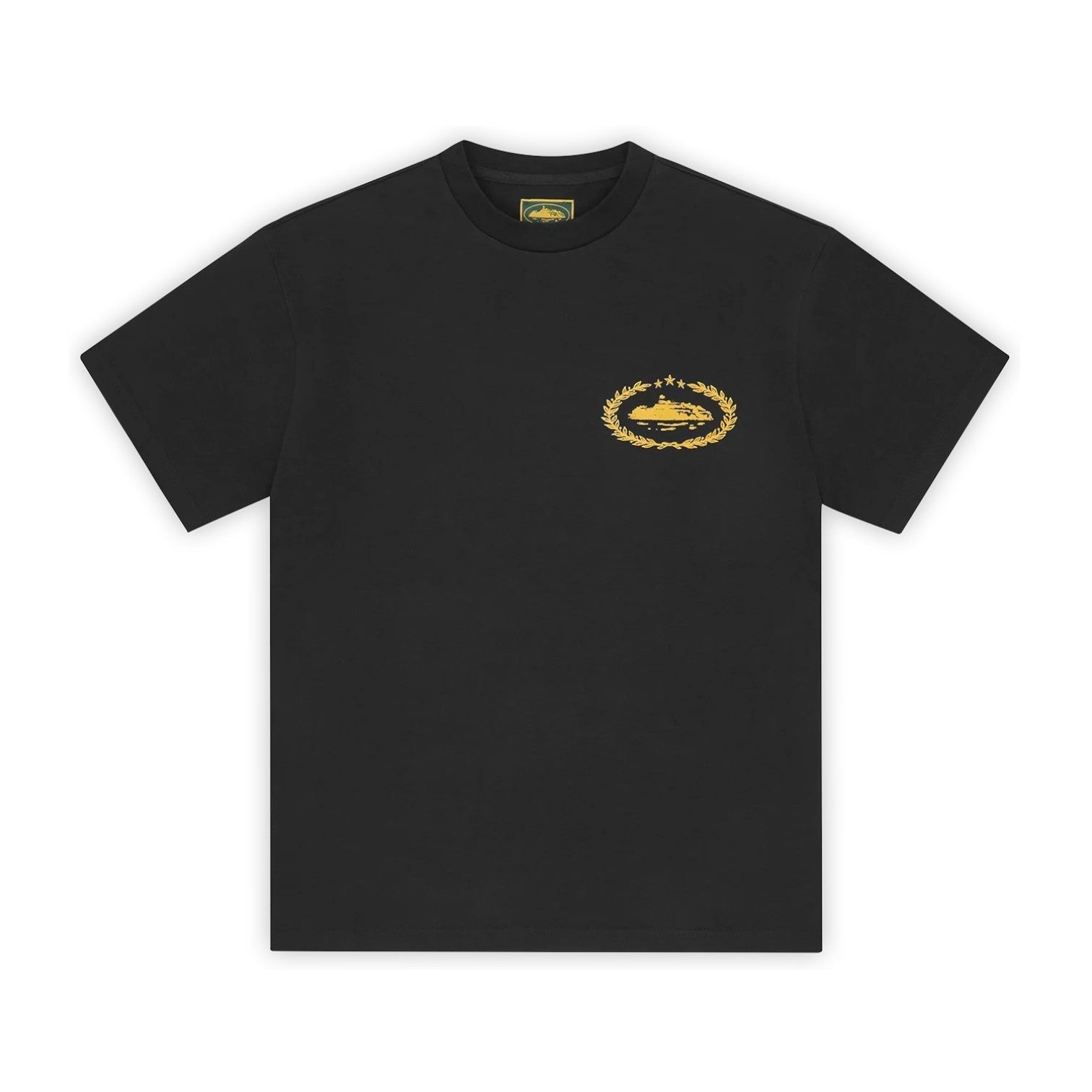 Men's Royale Heavyweight Tee Black Yellow