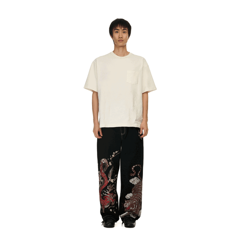 OFFCODE ARCHIVE USA Men's Yakuza V2 Black Denim Jeans