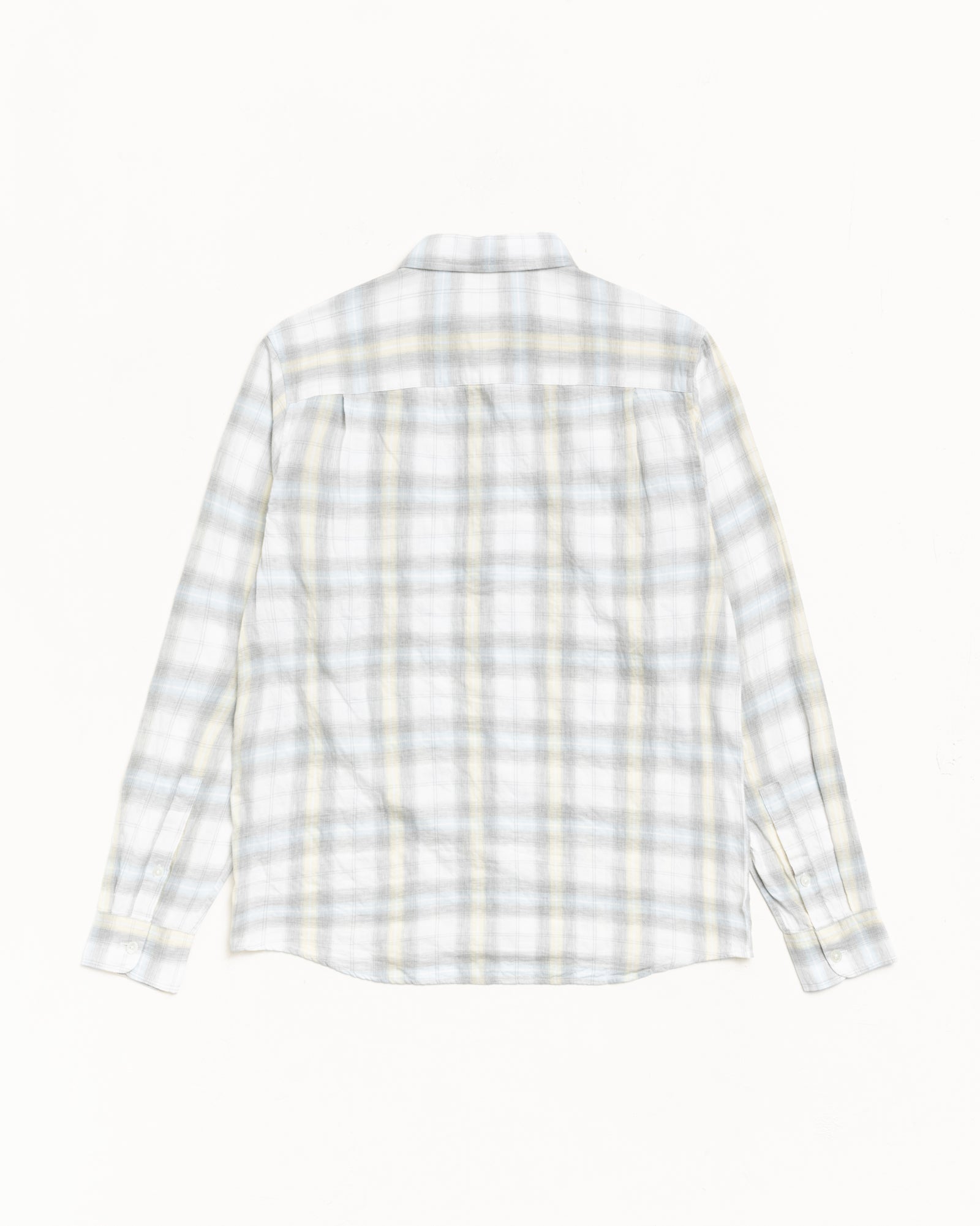 Stussy Men's Beach Plaid Shirt Off White