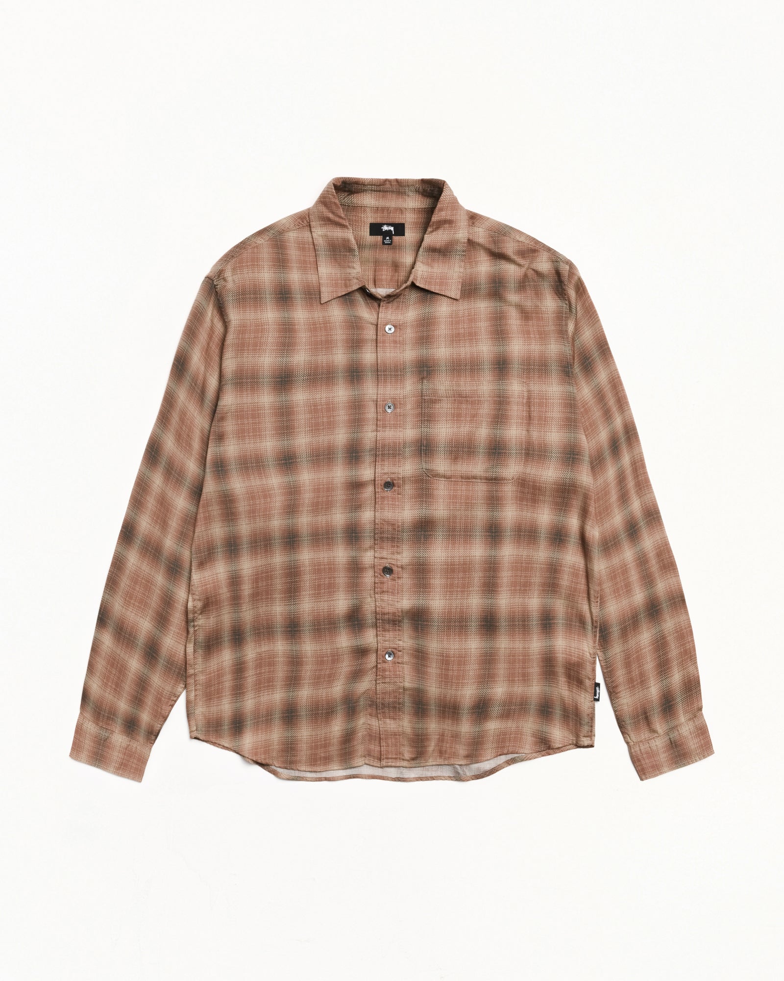 Stussy Men's Matthew Printed Shirt Brick