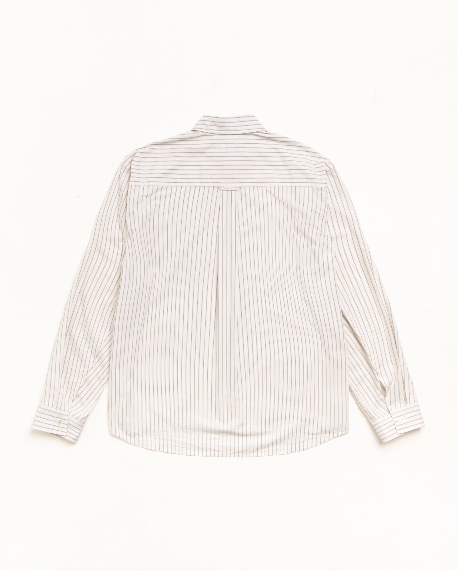 Stussy Men's Standard Shirt Natural Stripe