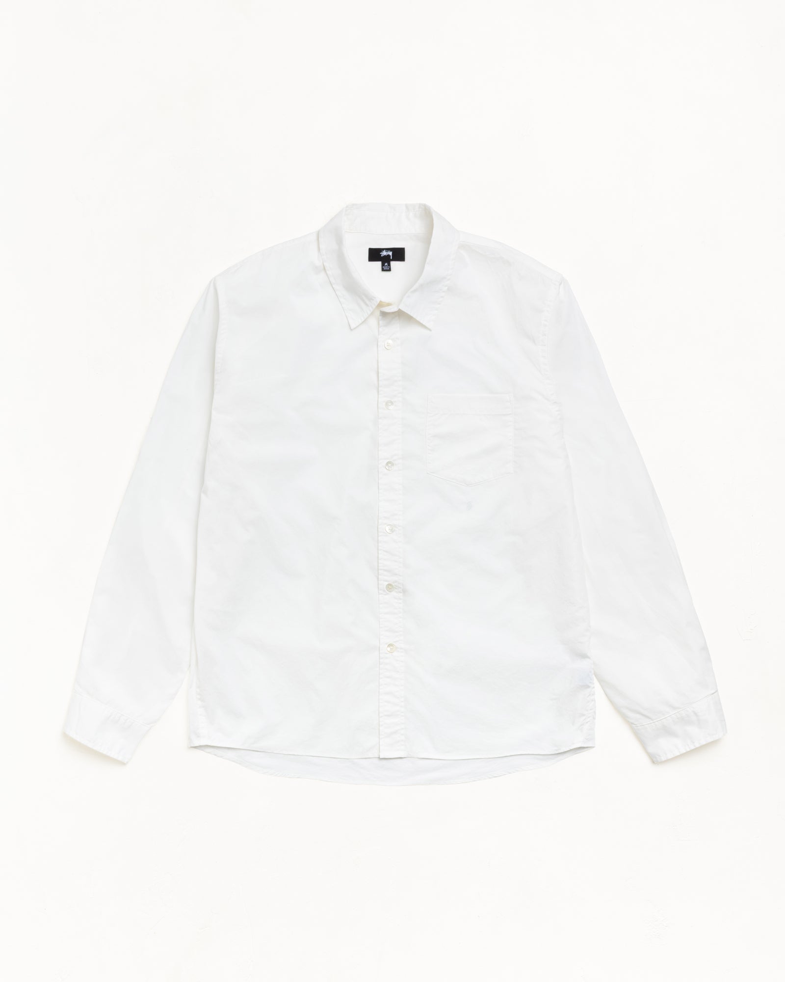Stussy Unisex Standard Shirt White