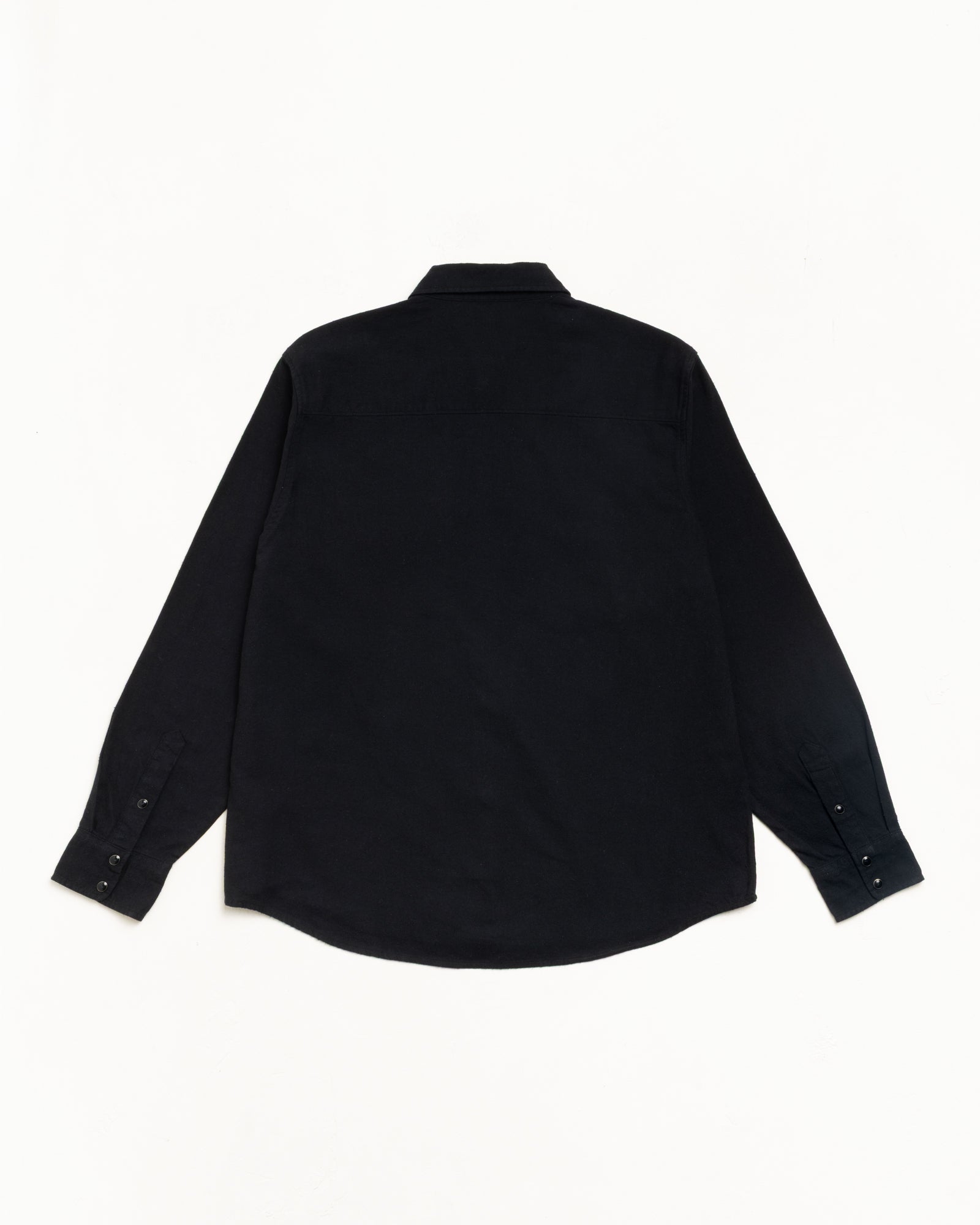 Stussy Men's Cotton Silk Western Shirt Black