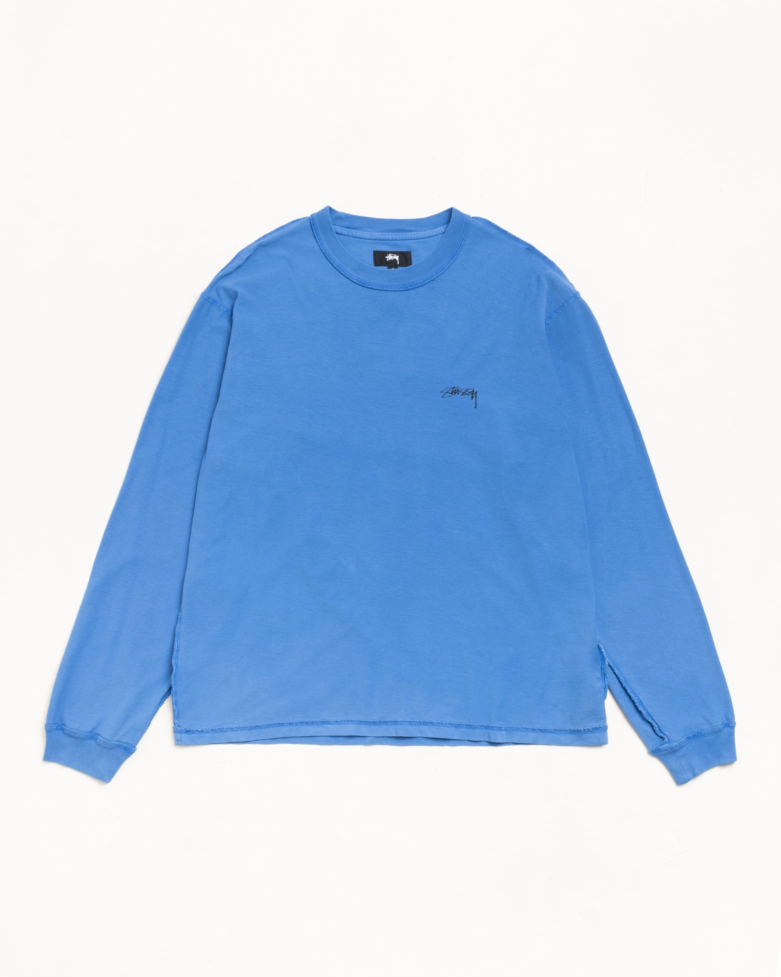 Stussy Men's Lazy LS Tee Ocean