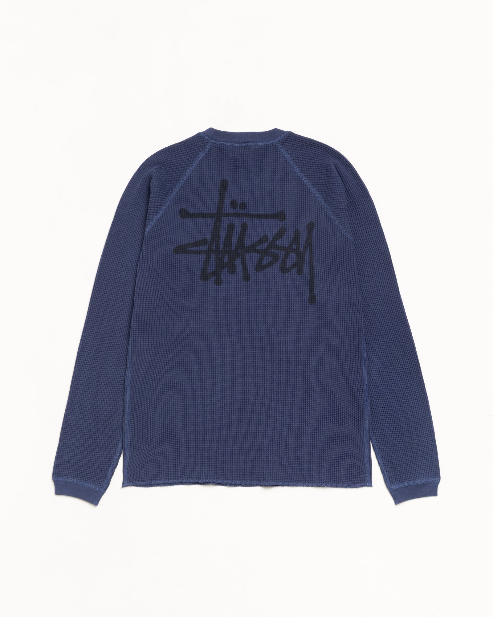 Stussy Men's Basic Thermal Washed Navy