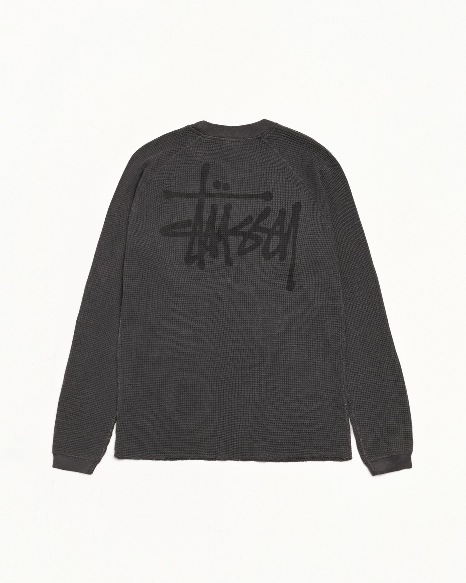 Stussy Men's Basic Thermal Washed Black