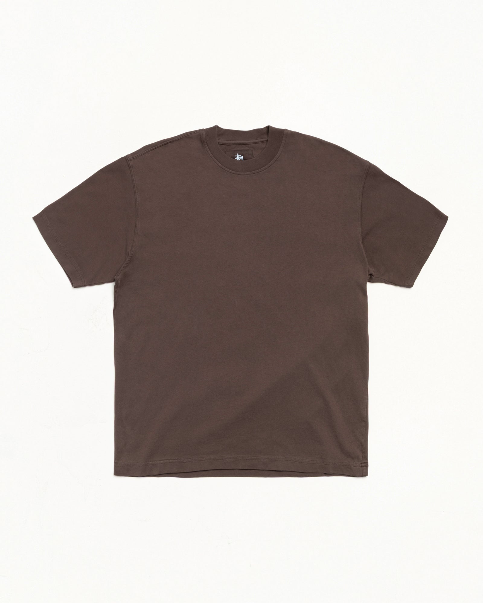 Stussy Unisex Garment Dyed SS Tee Brown