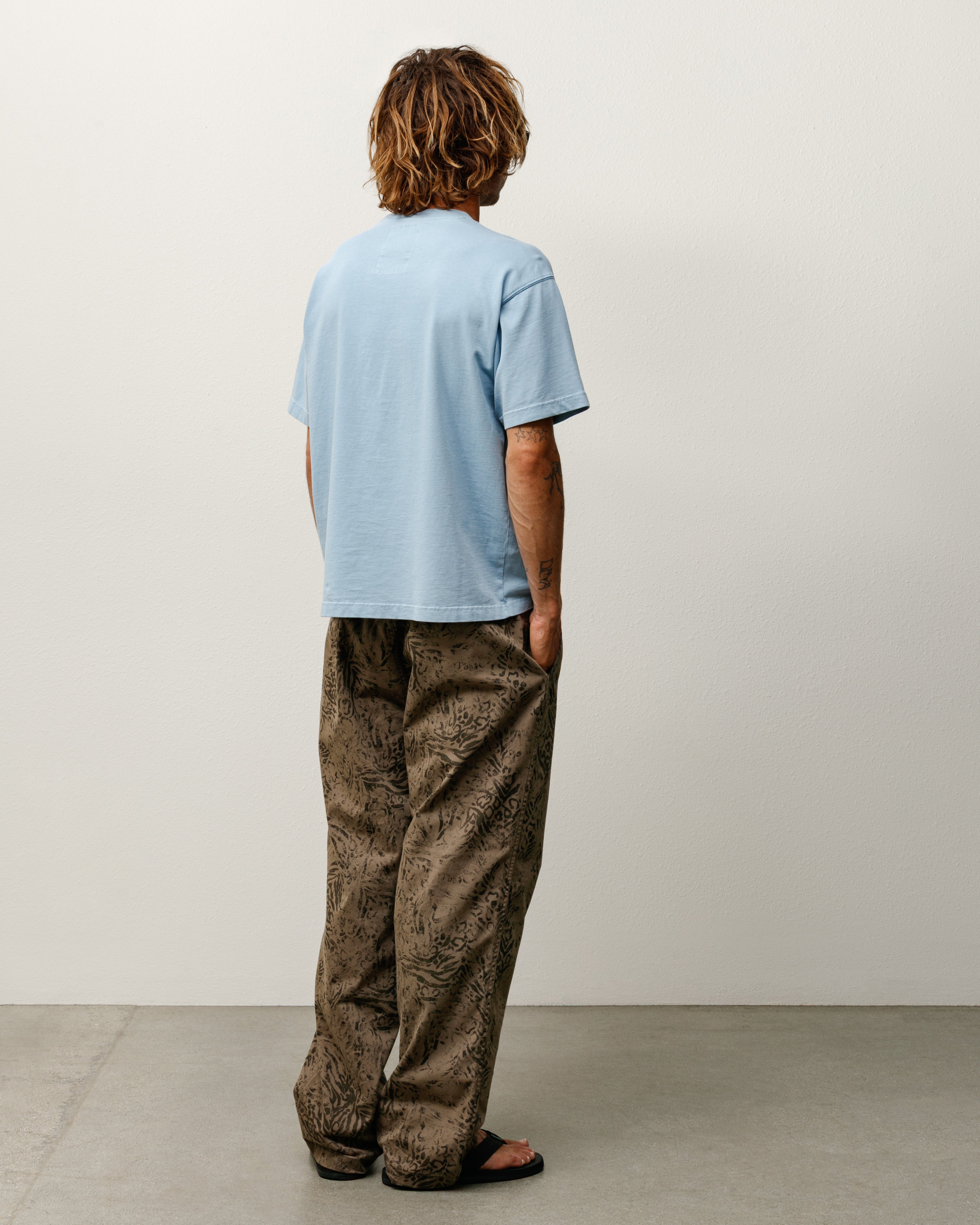 Stussy Men's Garment Dyed SS Tee Dust Blue