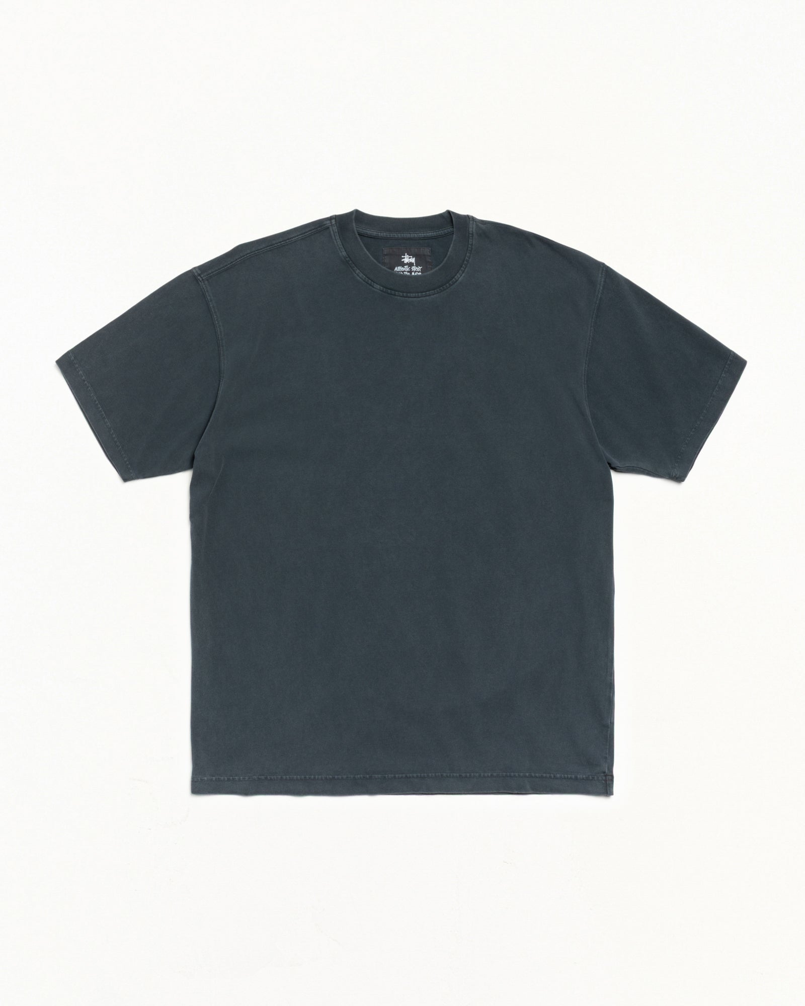 Stussy Men's Garment Dyed SS Tee Faded Black