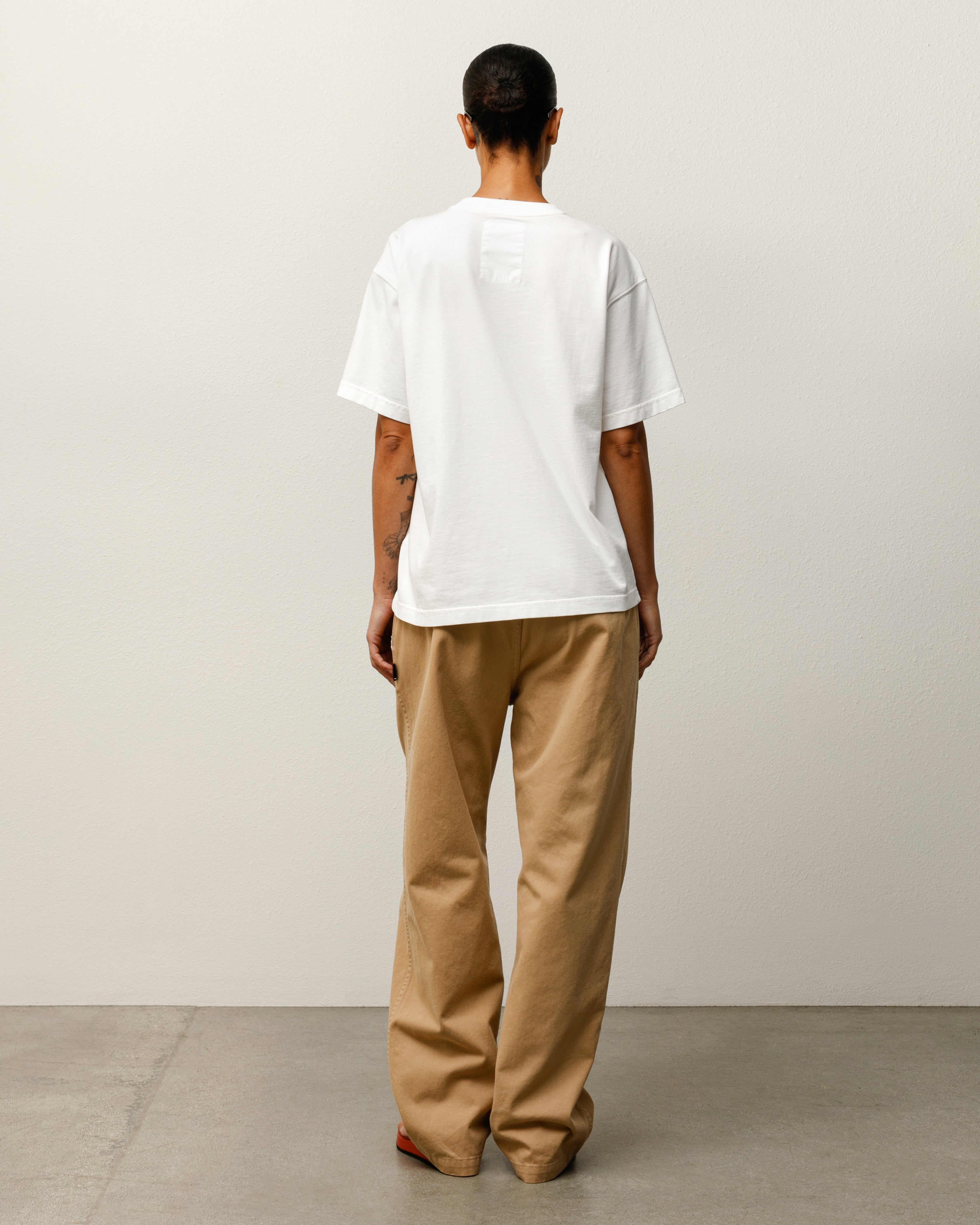 Stussy Men's Garment Dyed SS Tee White