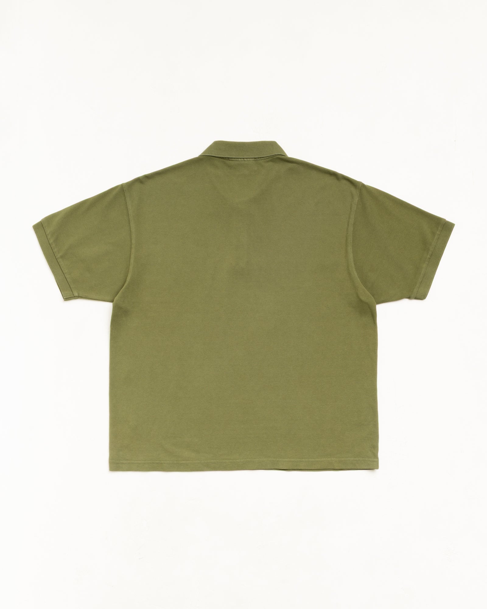 Stussy Men's Classic Pique Polo Green