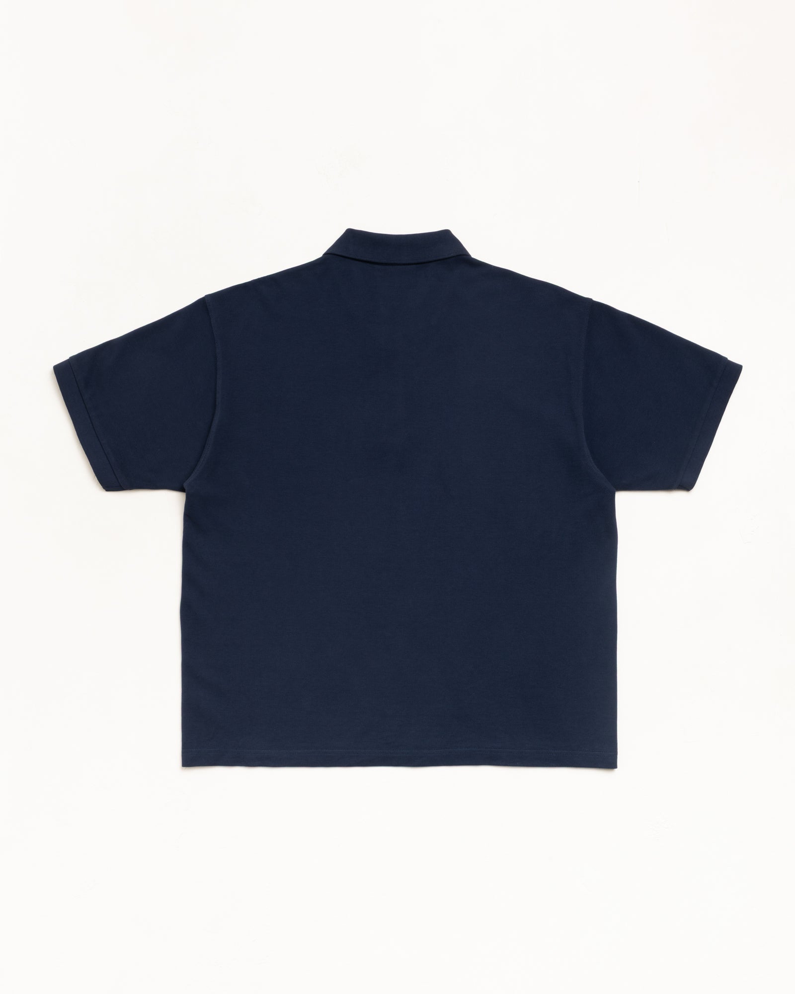 Stussy Unisex Classic Pique Polo Navy