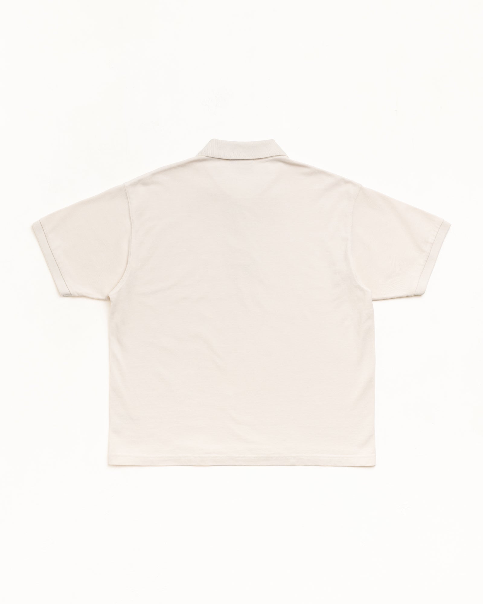 Stussy Men's Classic Pique Polo Off White