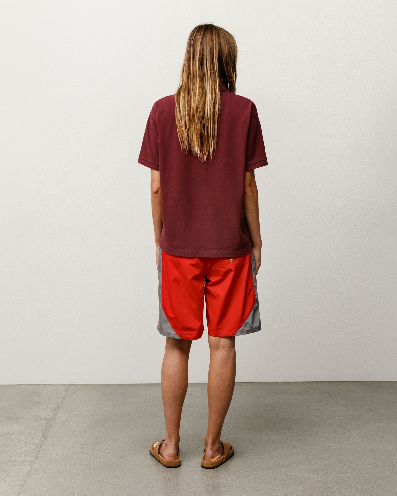 Stussy Men's Classic Pique Polo Plum