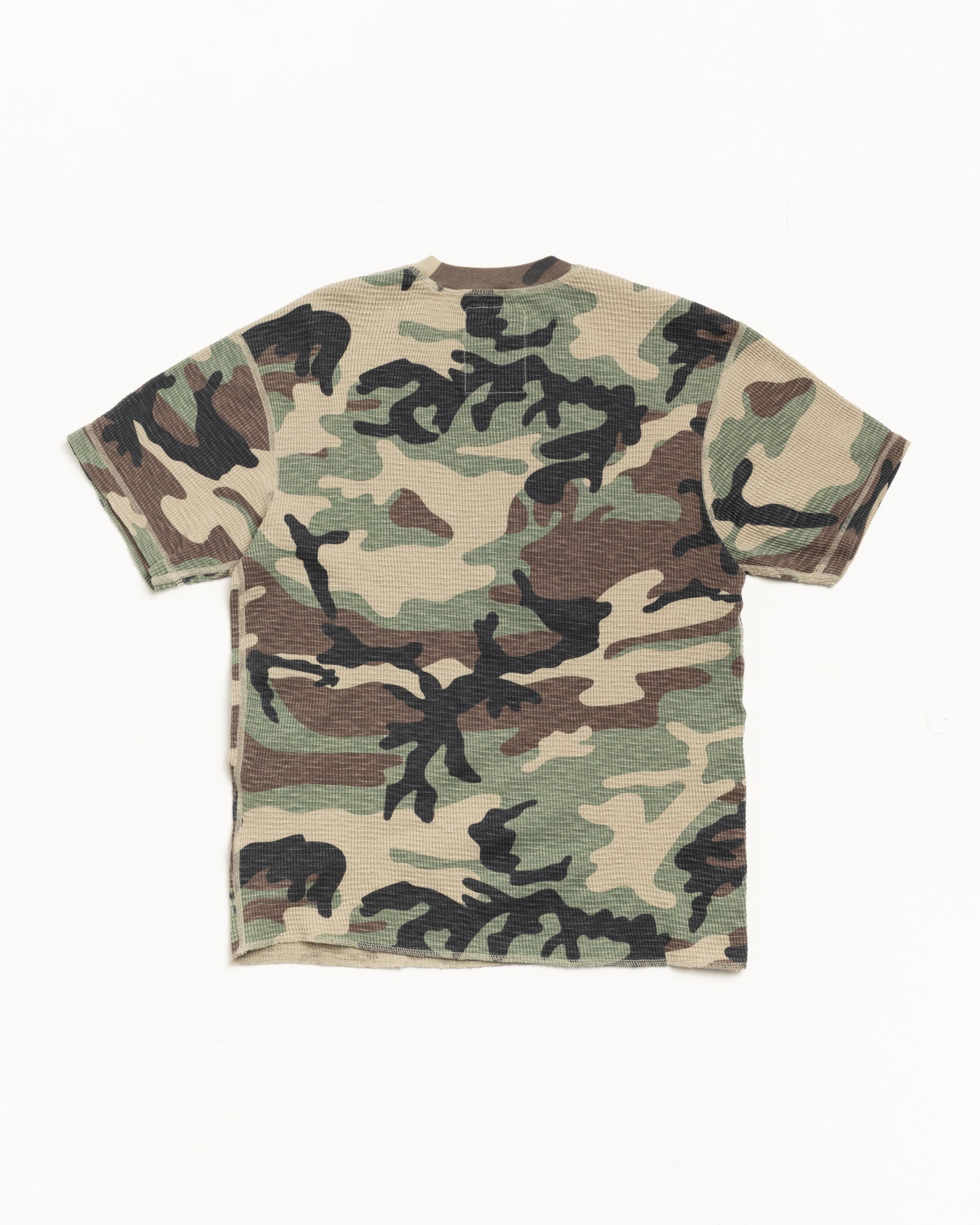 Stussy Men's Pigment Dyed SS Thermal Camo