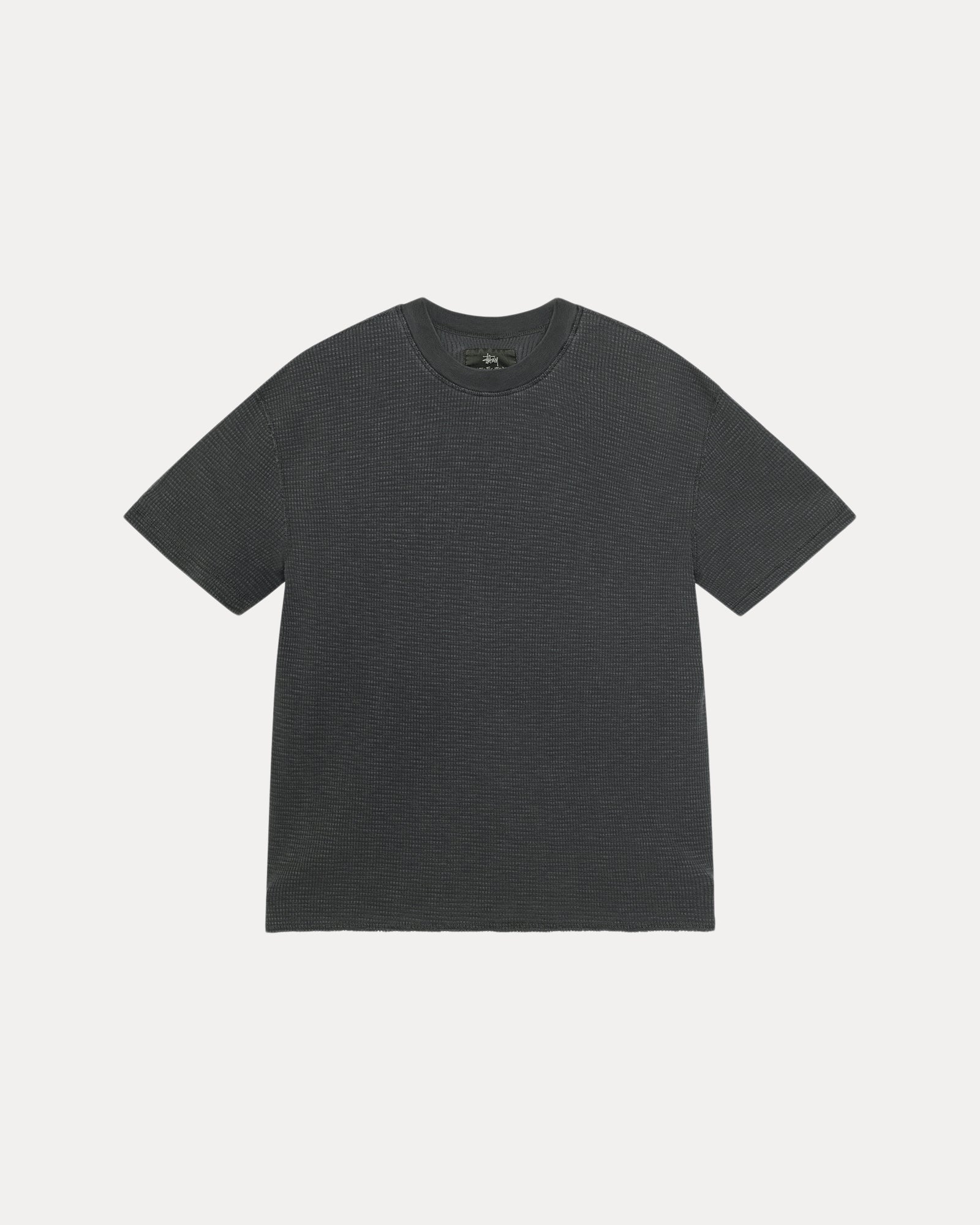 Stussy Unisex Pigment Dyed SS Thermal Faded Black