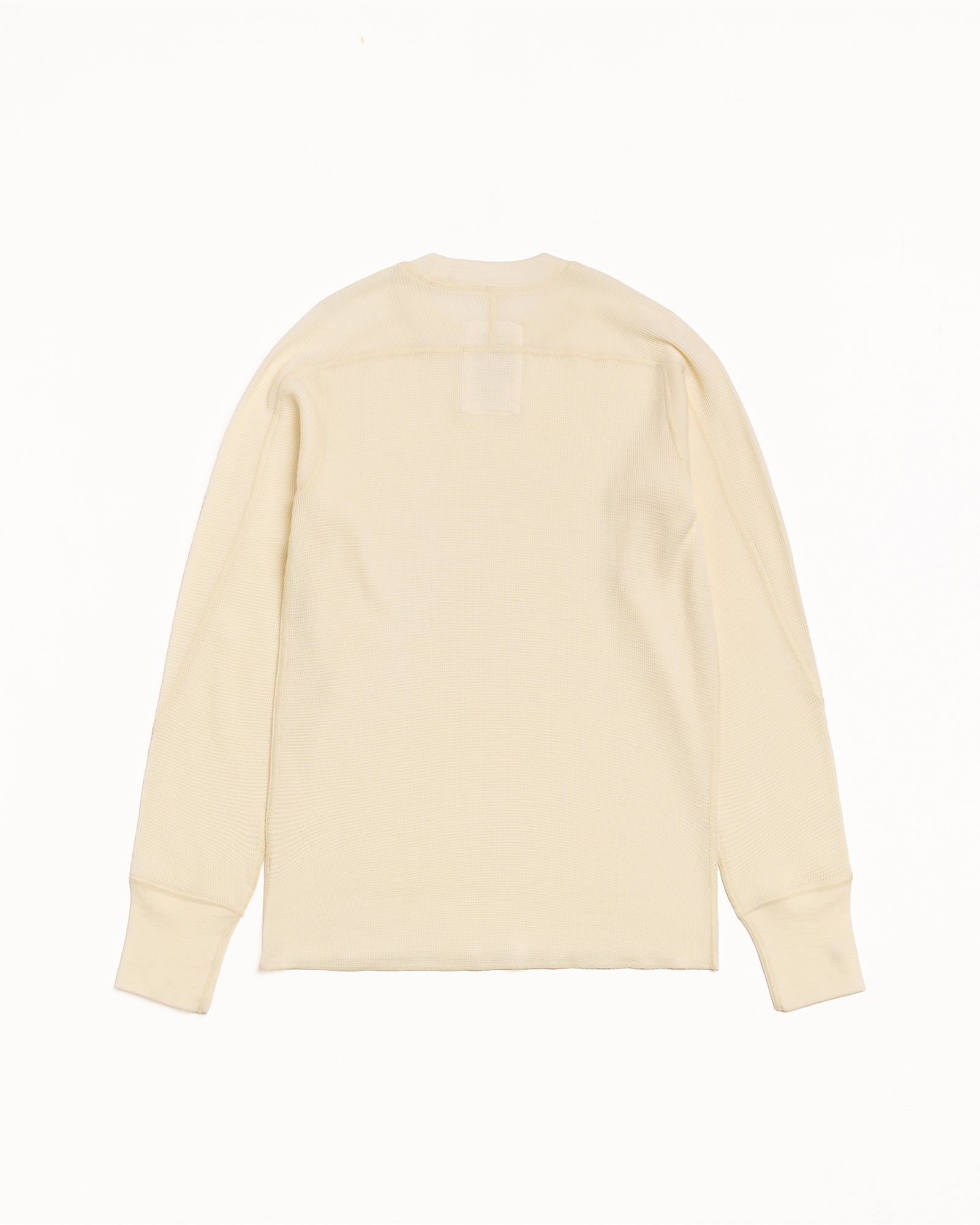 Stussy Unisex Wool LS Thermal Ecru