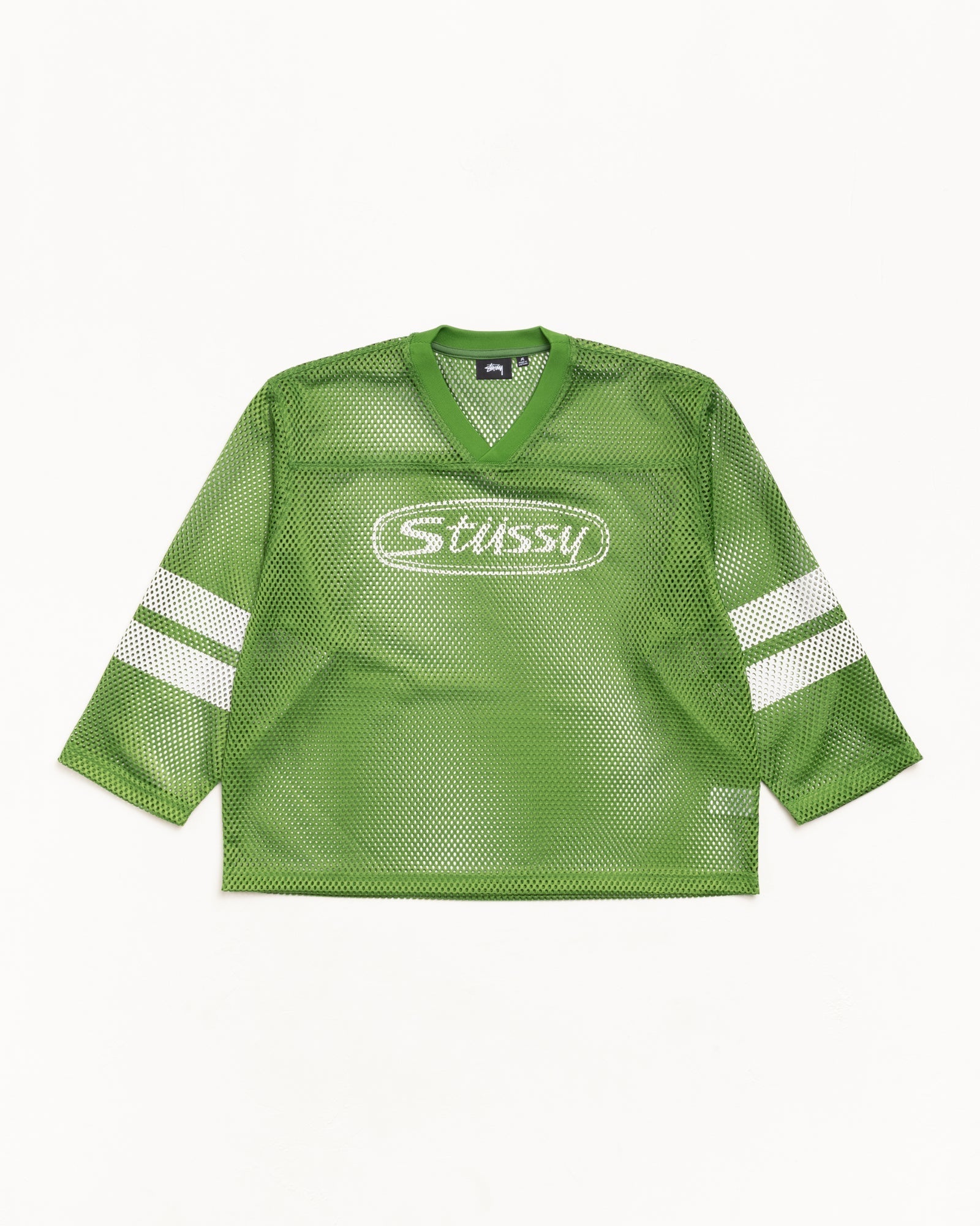 Stussy Men's Trucker Team Jersey Green