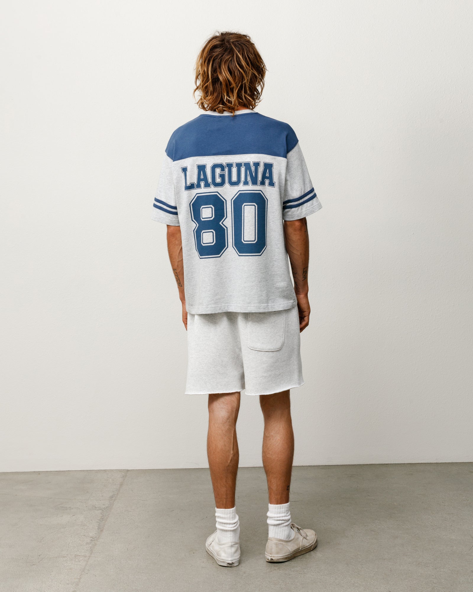 Stussy Men's Laguna 80 Jersey Blue