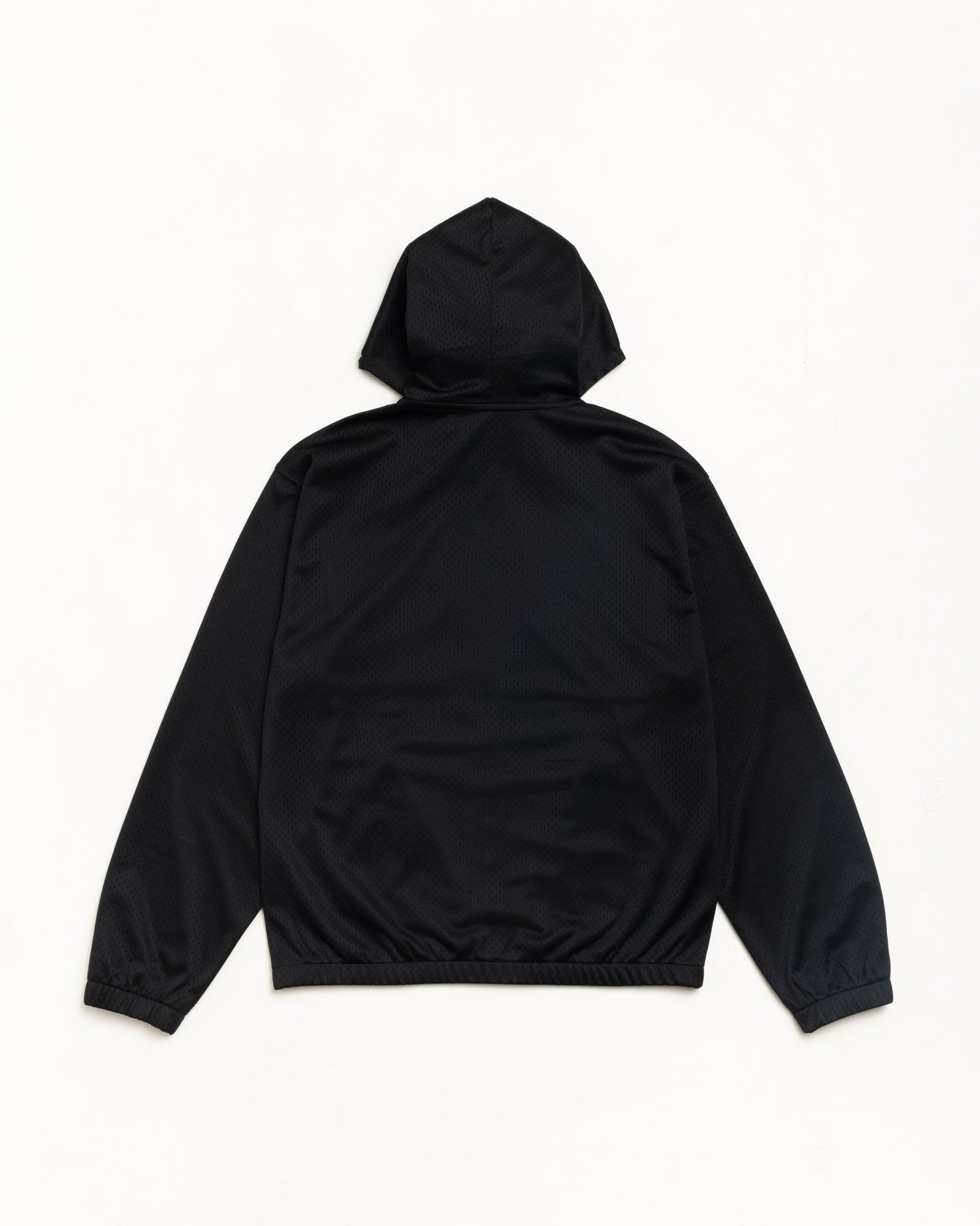 Stussy Men's Athletic Mesh Zip Hoodie Black