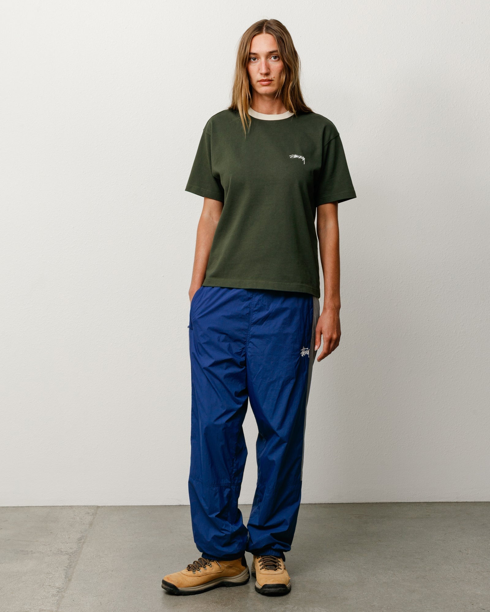 Stussy Men's Ringer Tee Olive