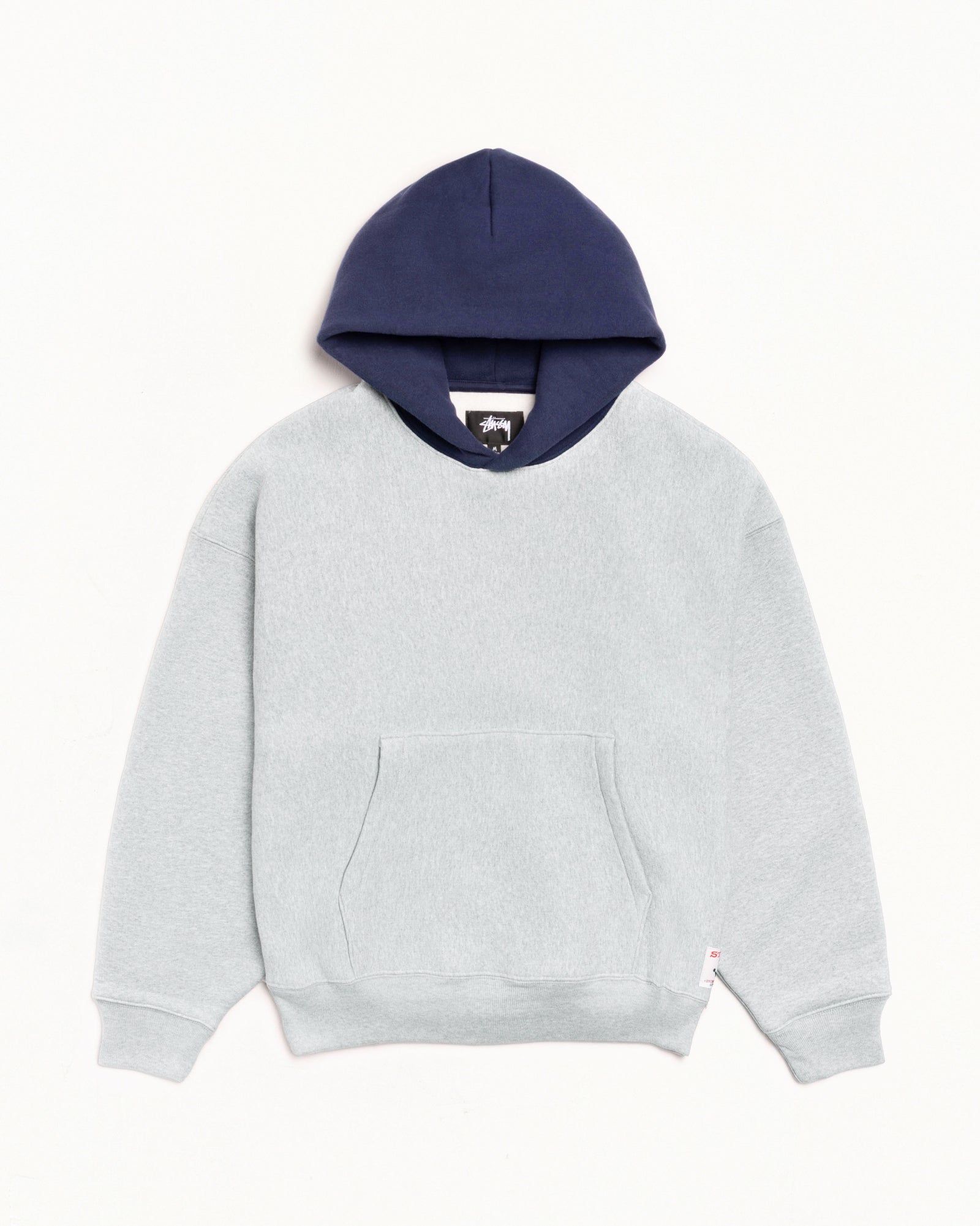 Stussy Men's Two Tone Hoodie Grey Heather