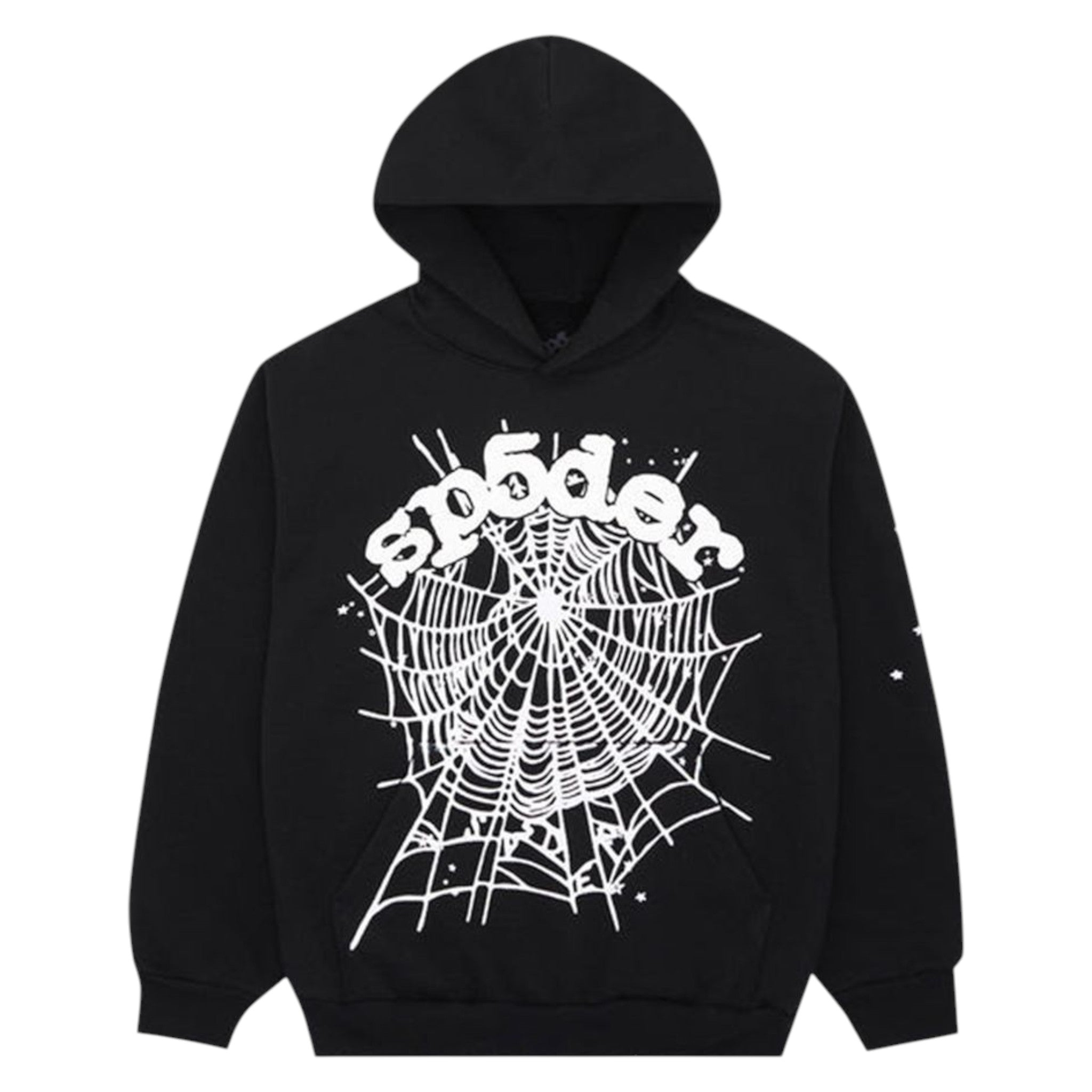Sp5der OG Web Hoodie Black