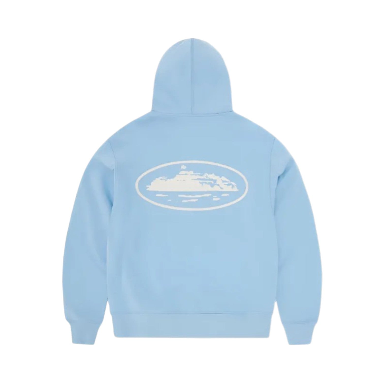 Men's Zip Up Hoodie Baby Blue