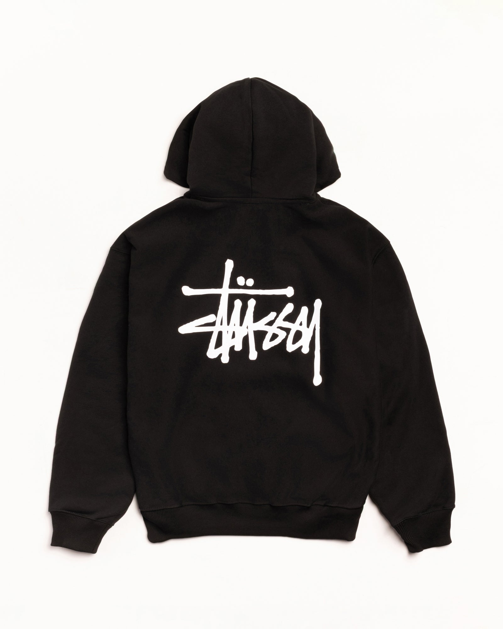Stussy Men's Basic Zip Hoodie Black