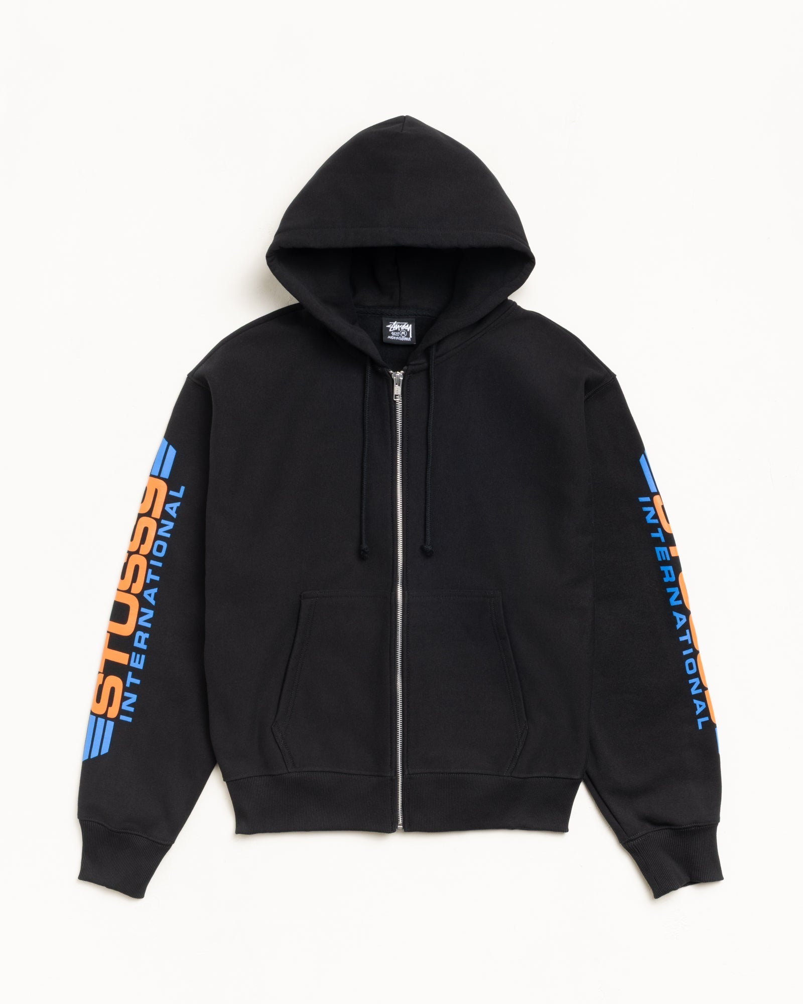 Stussy Unisex Blade Zip Hoodie Black